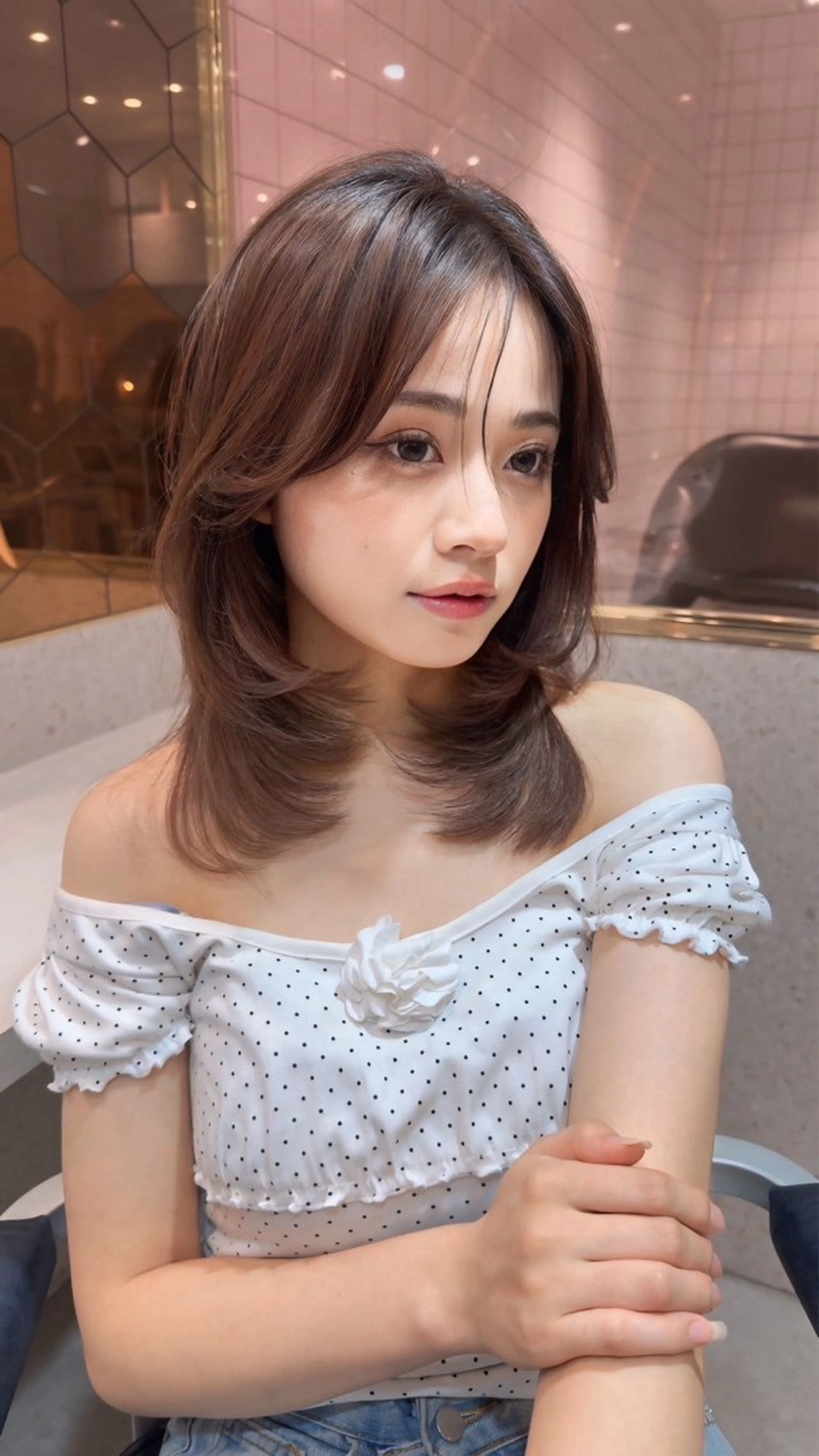 レイヤーカットで動きと軽さが欲しい方💓カット＋トリートメント［無料練習モデル］の写真