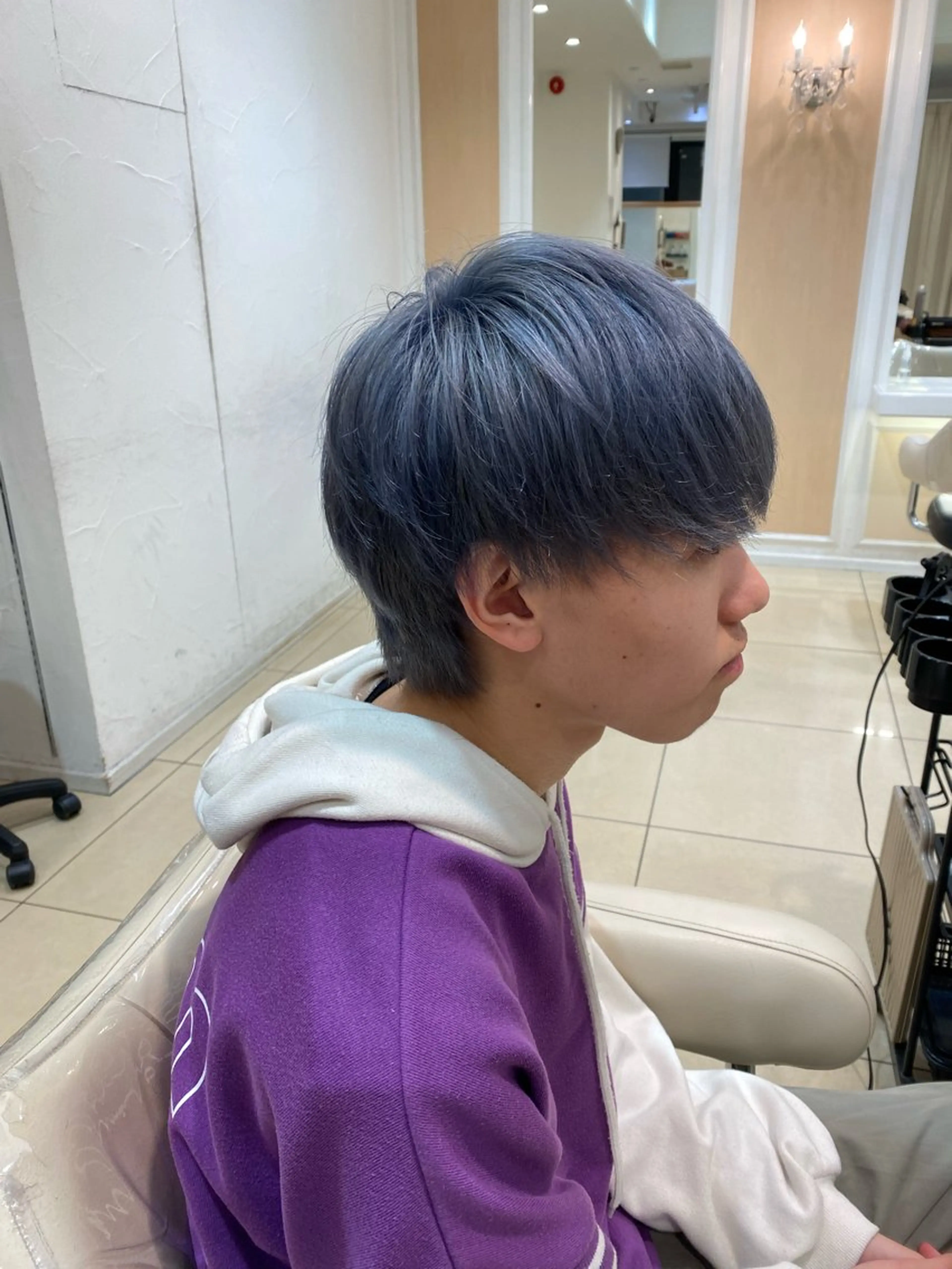 ショート カラー メンズ カット ヘアカラー メンズ特化型美容師 栗山勇人のヘアスタイル