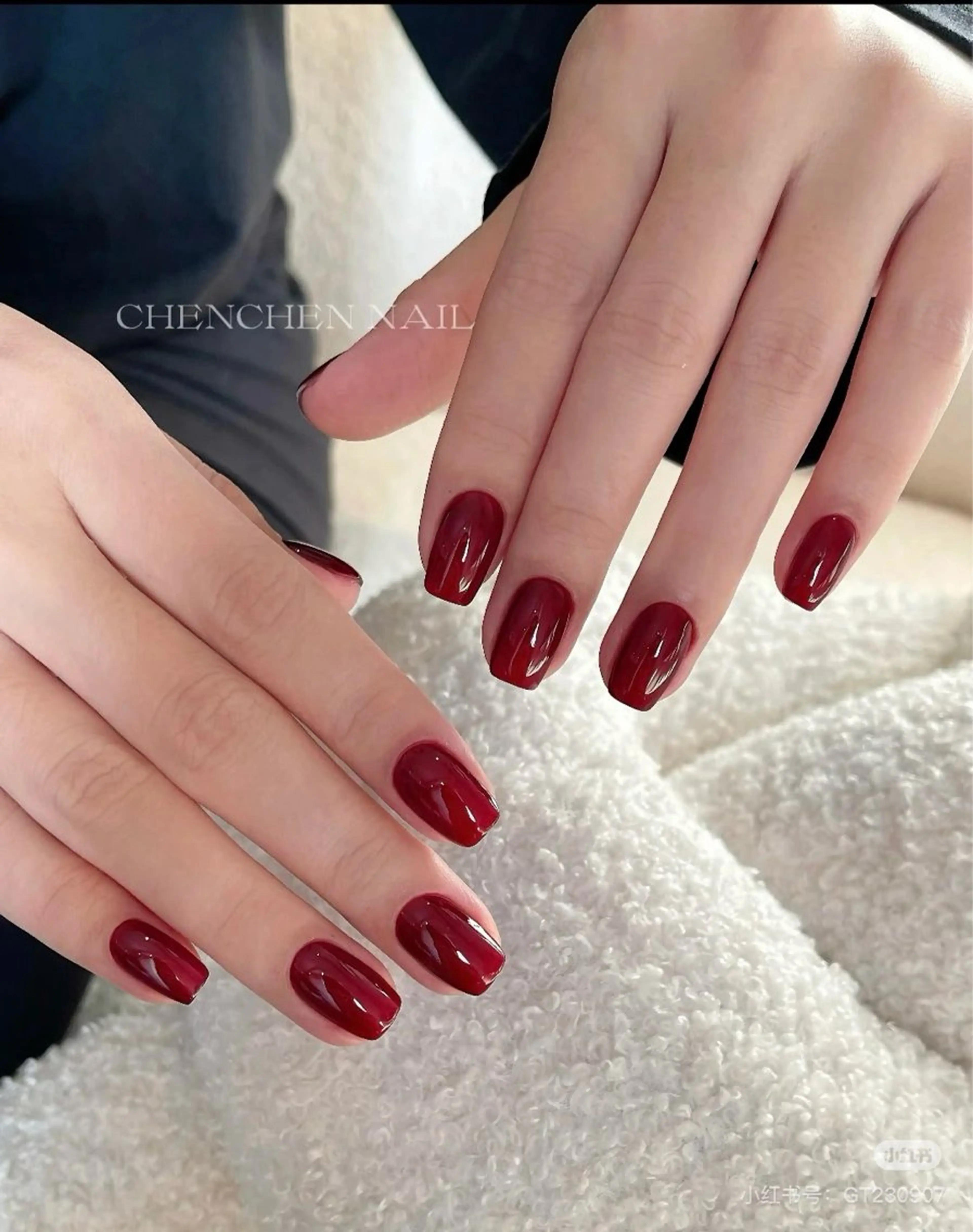 ネイル オーロラネイル チークネイル 長さ出し フットネイル フレンチネイル ハンドネイル J&C Nail Salon吉祥寺所属・YU KIのネイルデザイン