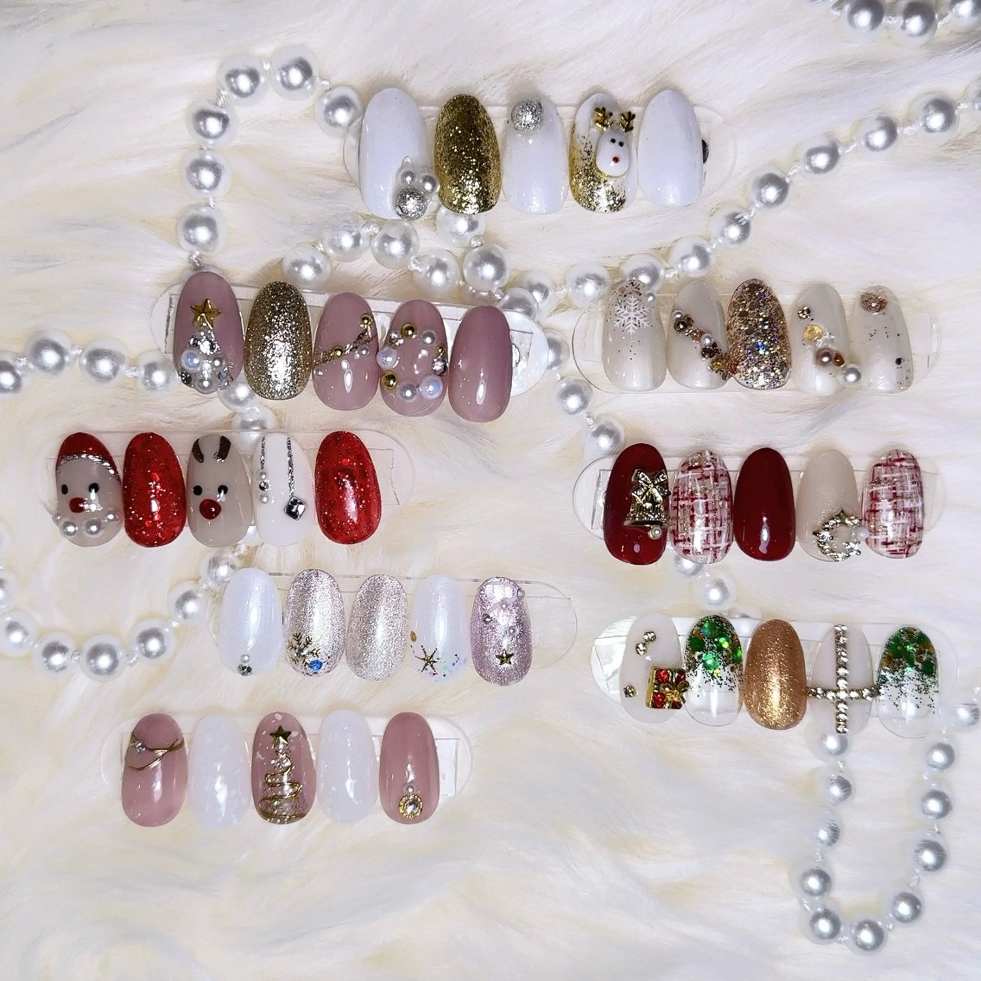 ネイル アートネイル フラッシュネイル フレンチネイル ジェルネイル ガラスフレンチ You&Me Yukiのネイルデザイン