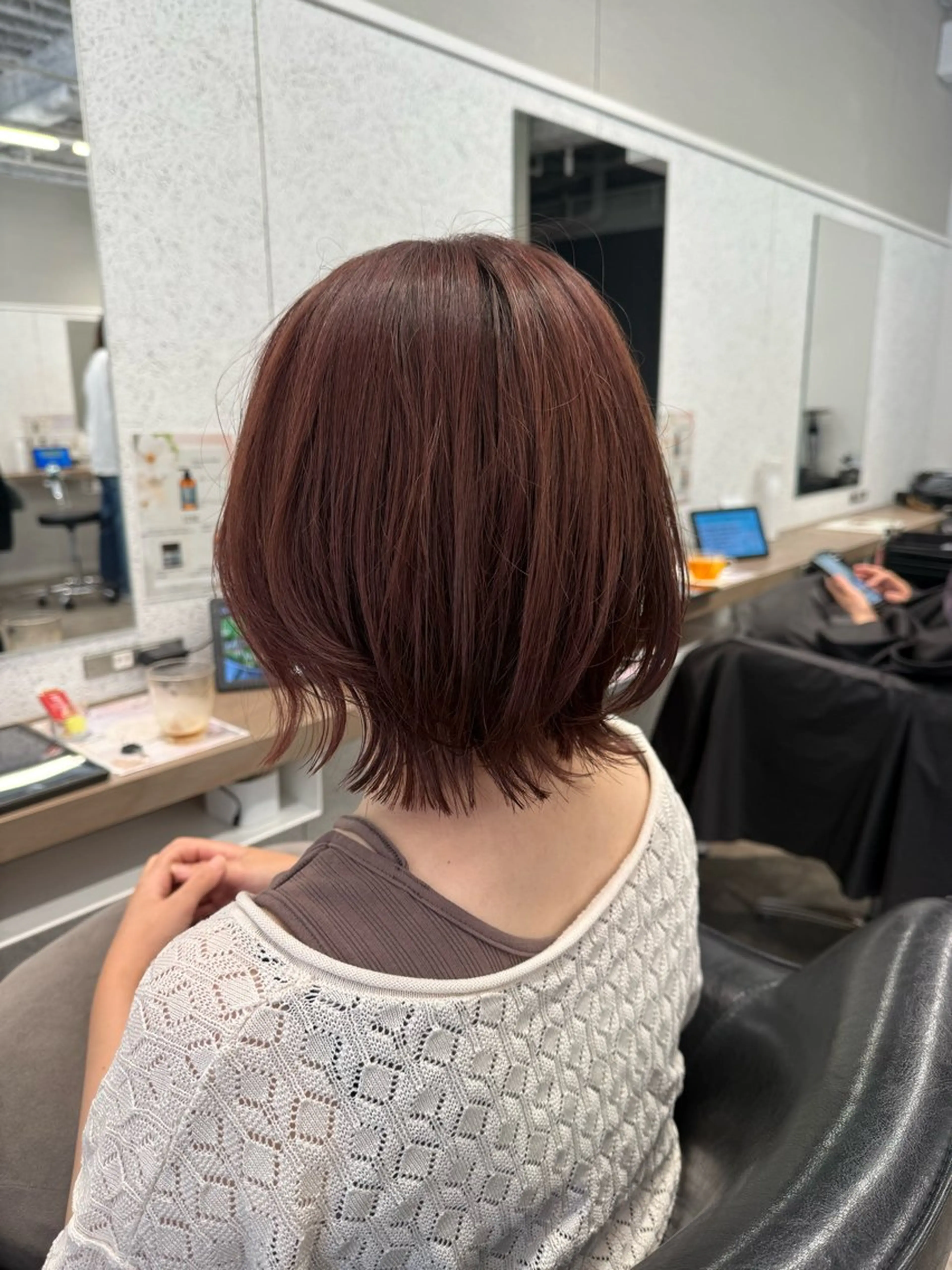 ミディアム カット トリートメント 質感再生カラー/ 髪質改善/karinのヘアスタイル