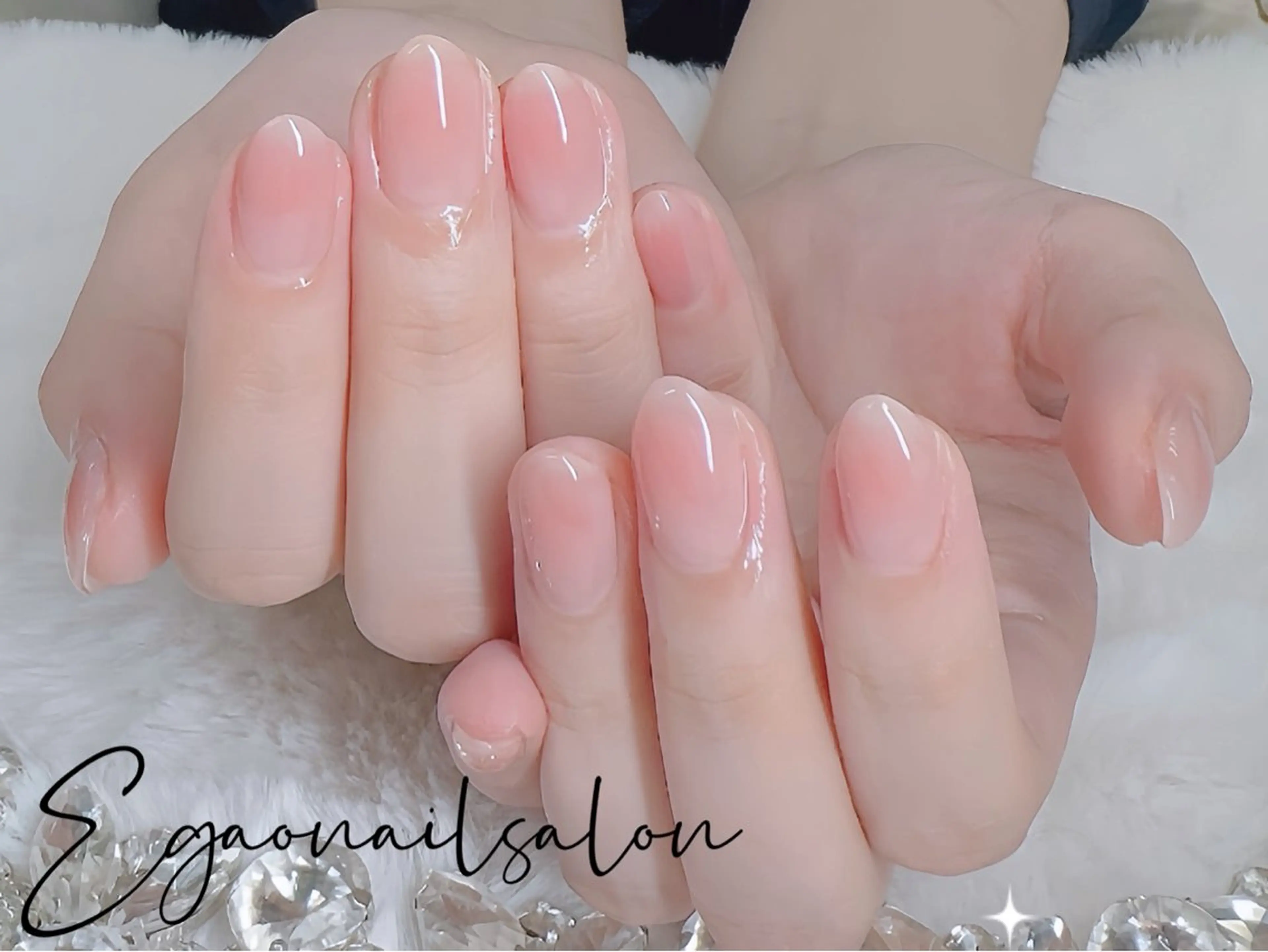 ネイル アートネイル フットネイル フレンチネイル ジェルネイル グラデーション ハンドネイル Egao Nail Salonのネイルデザイン