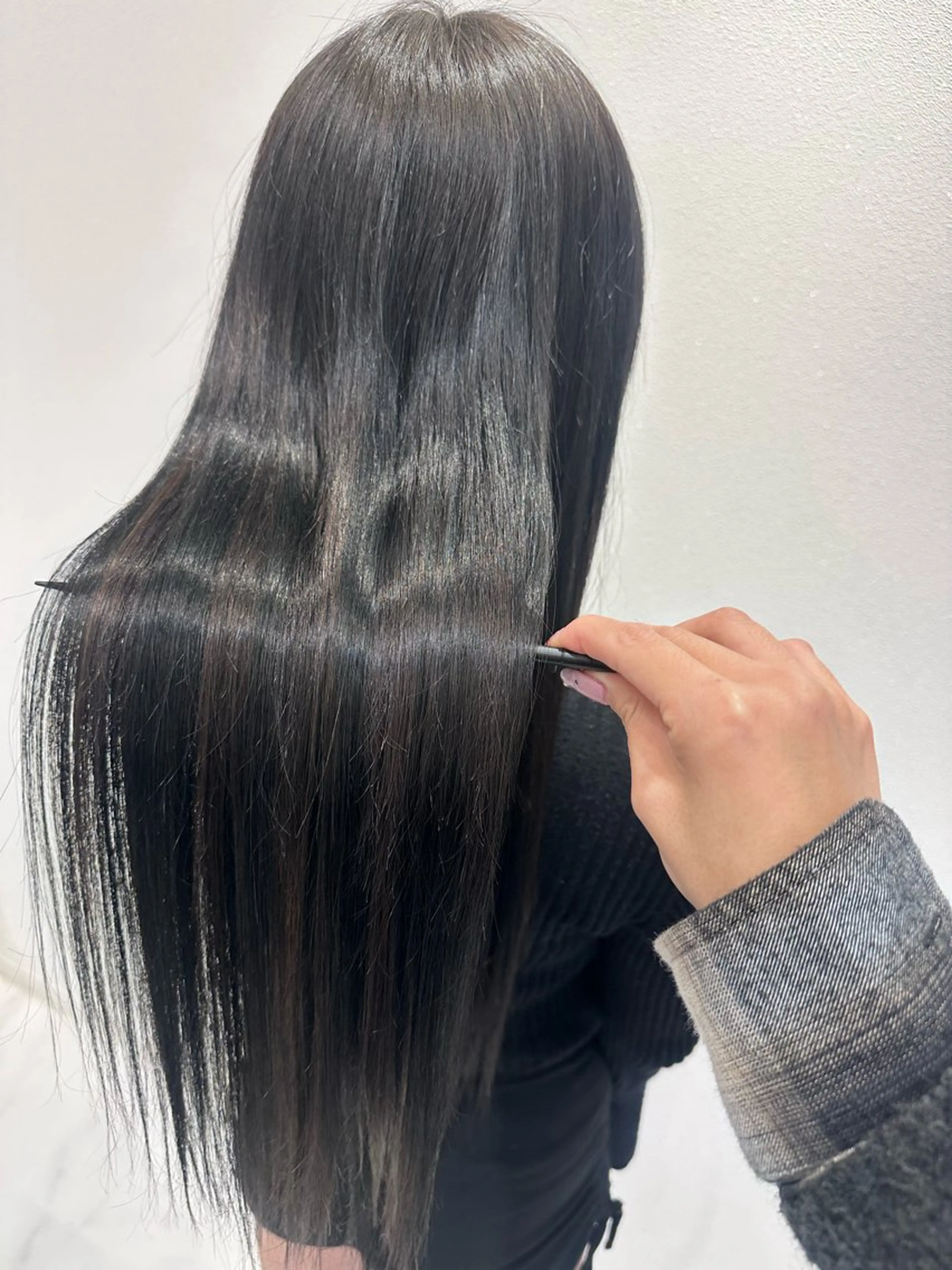 ロング トリートメント ヘッドスパ 💘韓国カラー💘 クルミのヘアスタイル