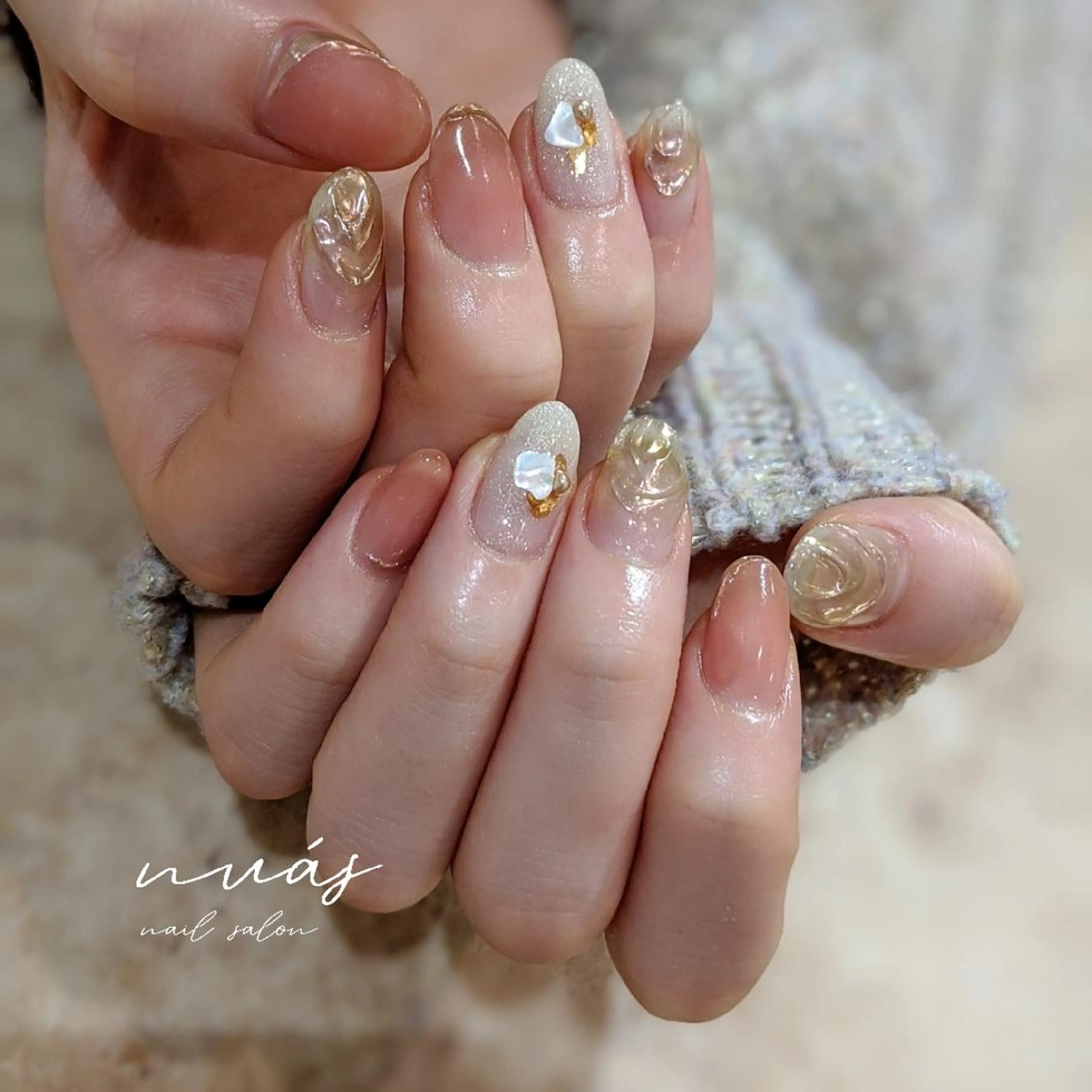 ネイル nuás nail & eyeのネイルデザイン
