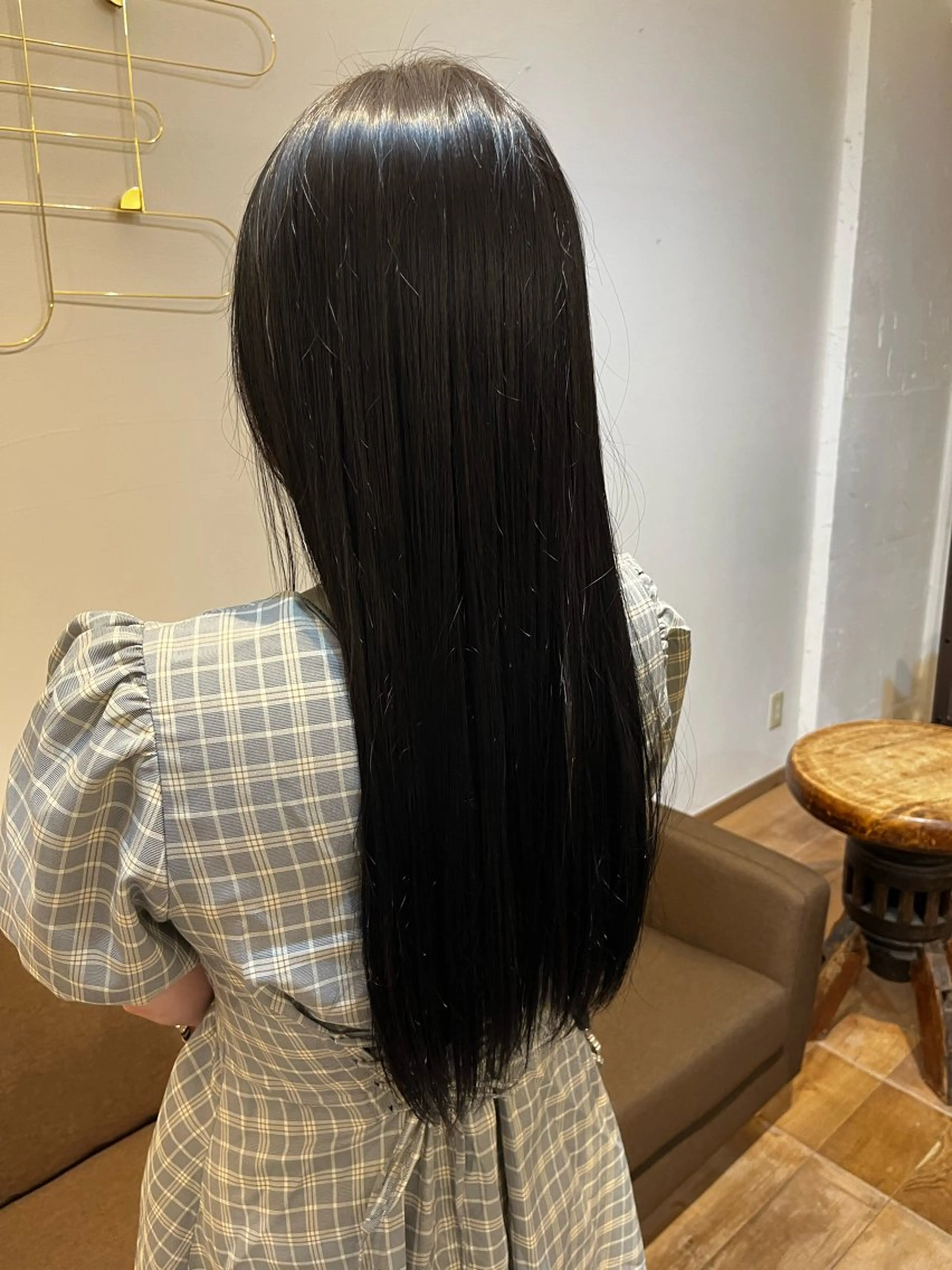 ロング ロング 縮毛矯正 臺 佳連のヘアスタイル