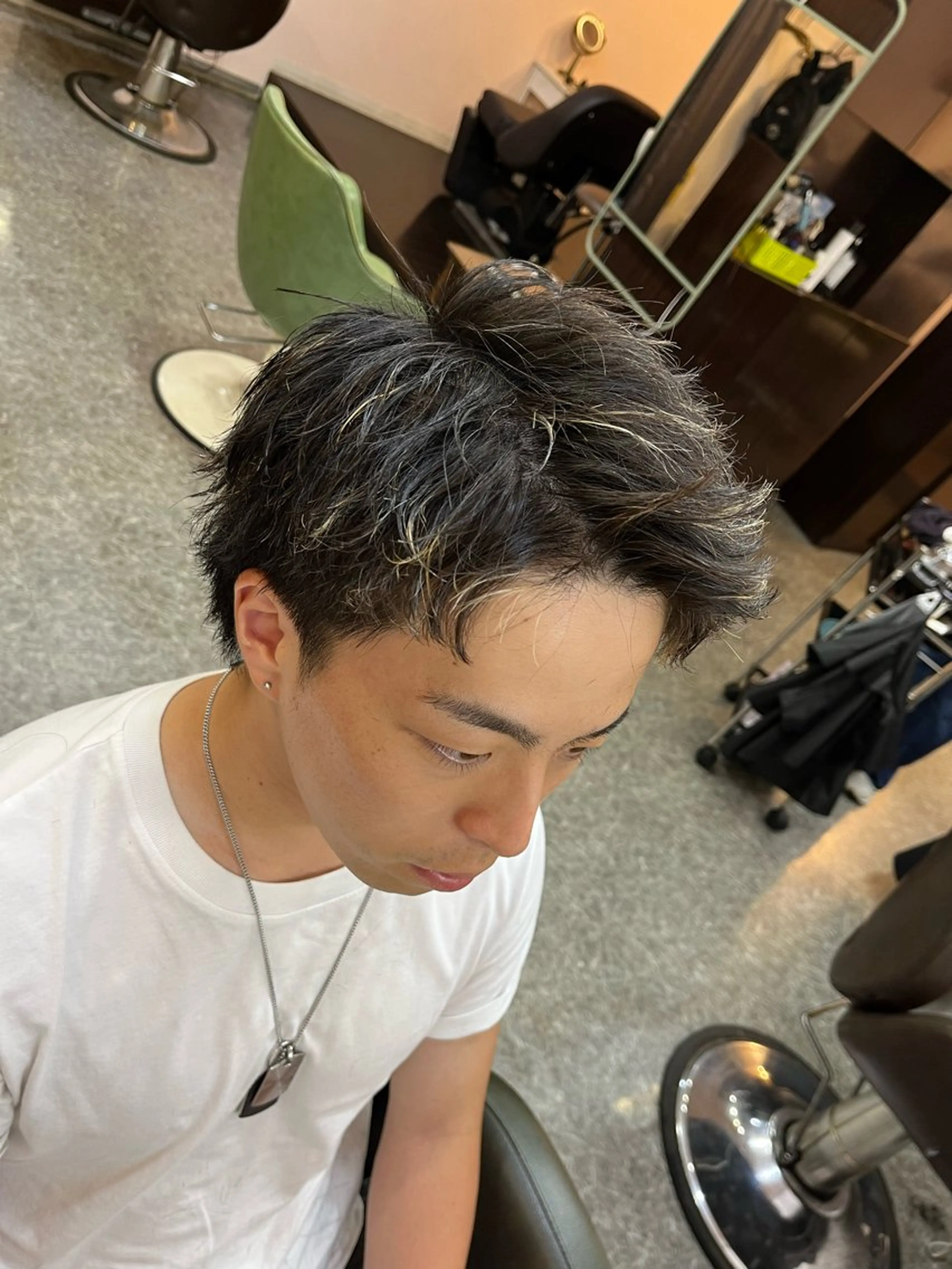 ミディアム パーマ CuMARi所属・🌈福本 裕也🌈のヘアスタイル