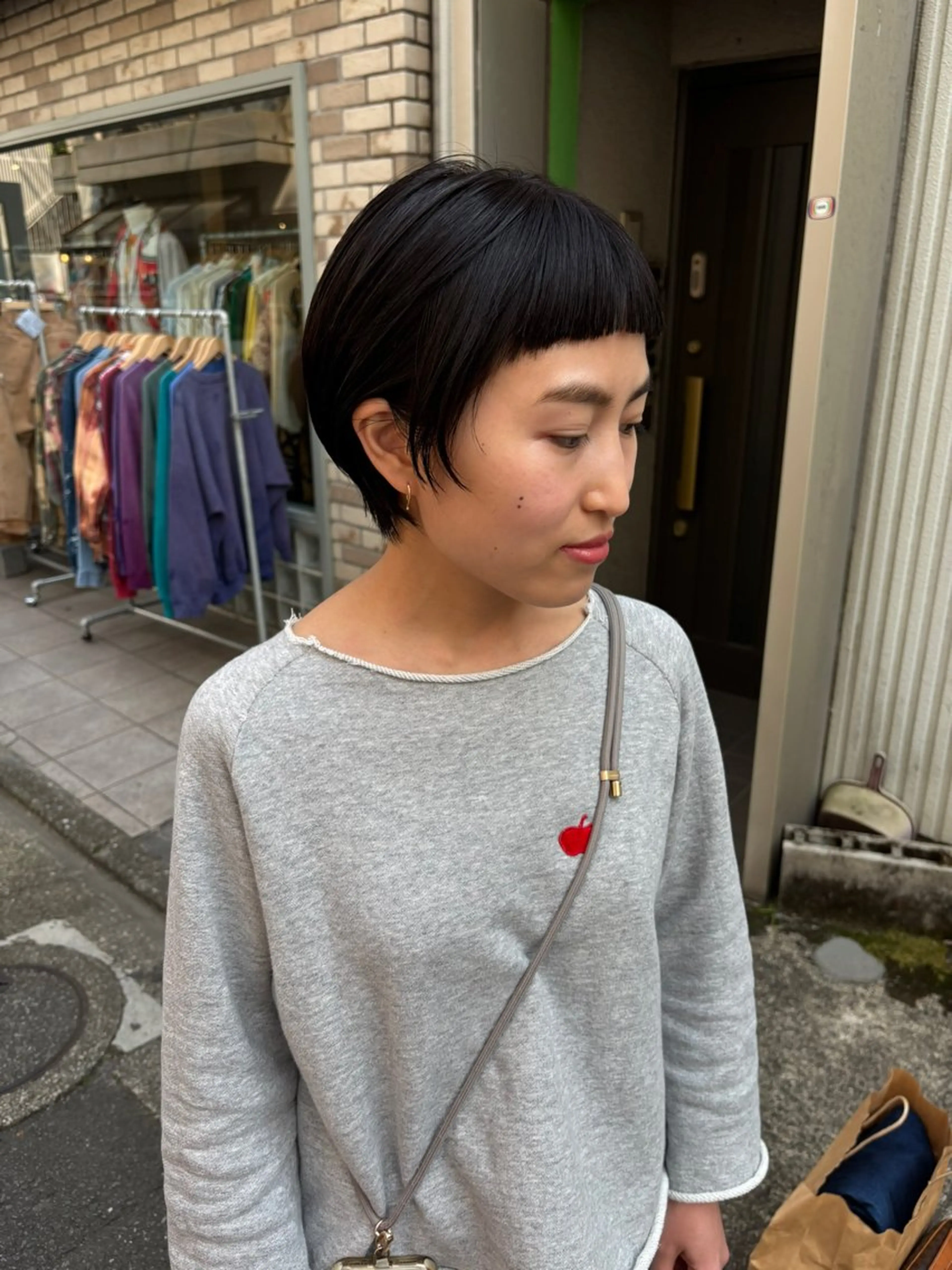 ショート カラー ショートボブ ボブ オン眉 ショートヘア 西山梨々【12/1〜 産休を頂きます🎀】のヘアスタイル