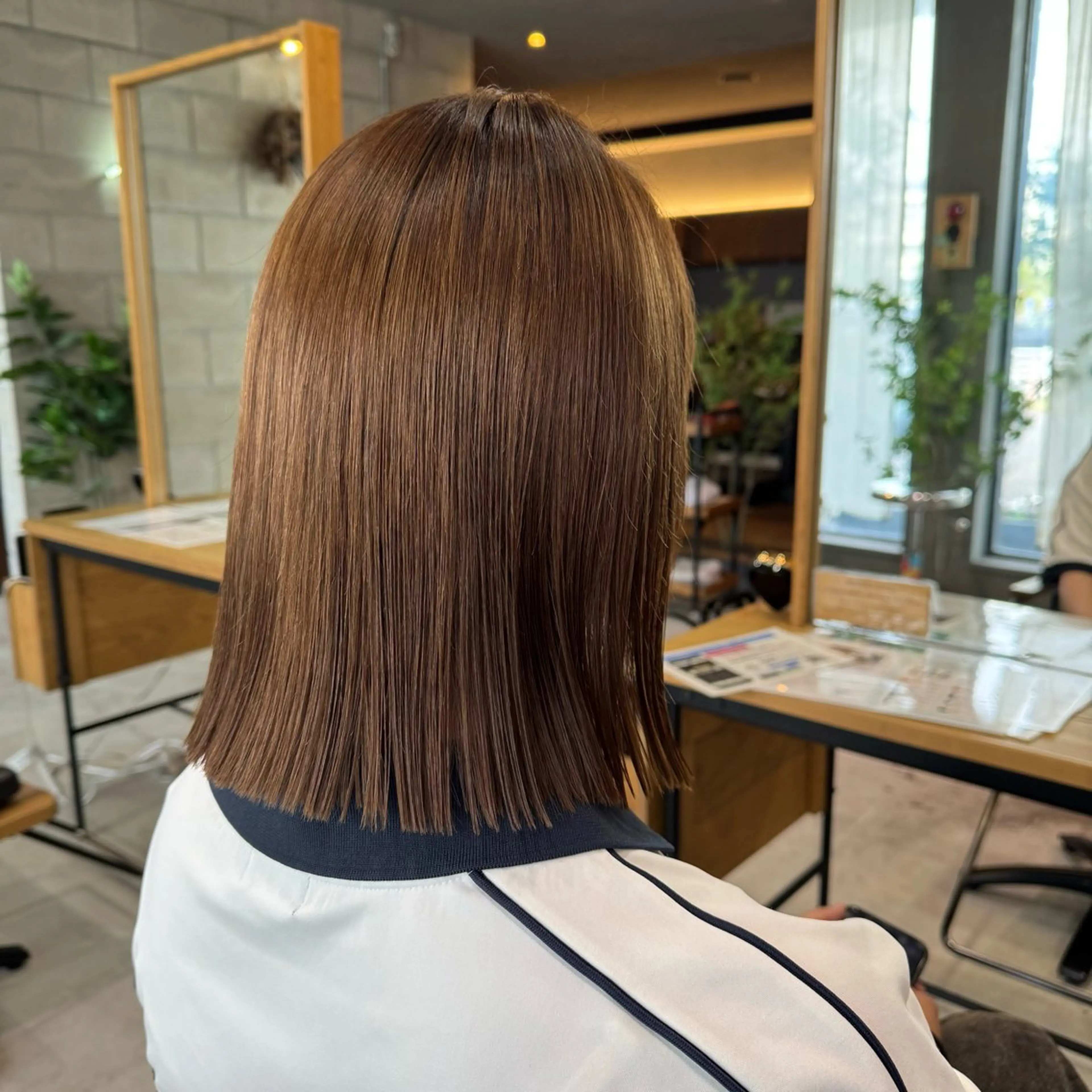 〖髪質再生〗似合わせカット＋カラー＋BYKARTEトリートメントの写真