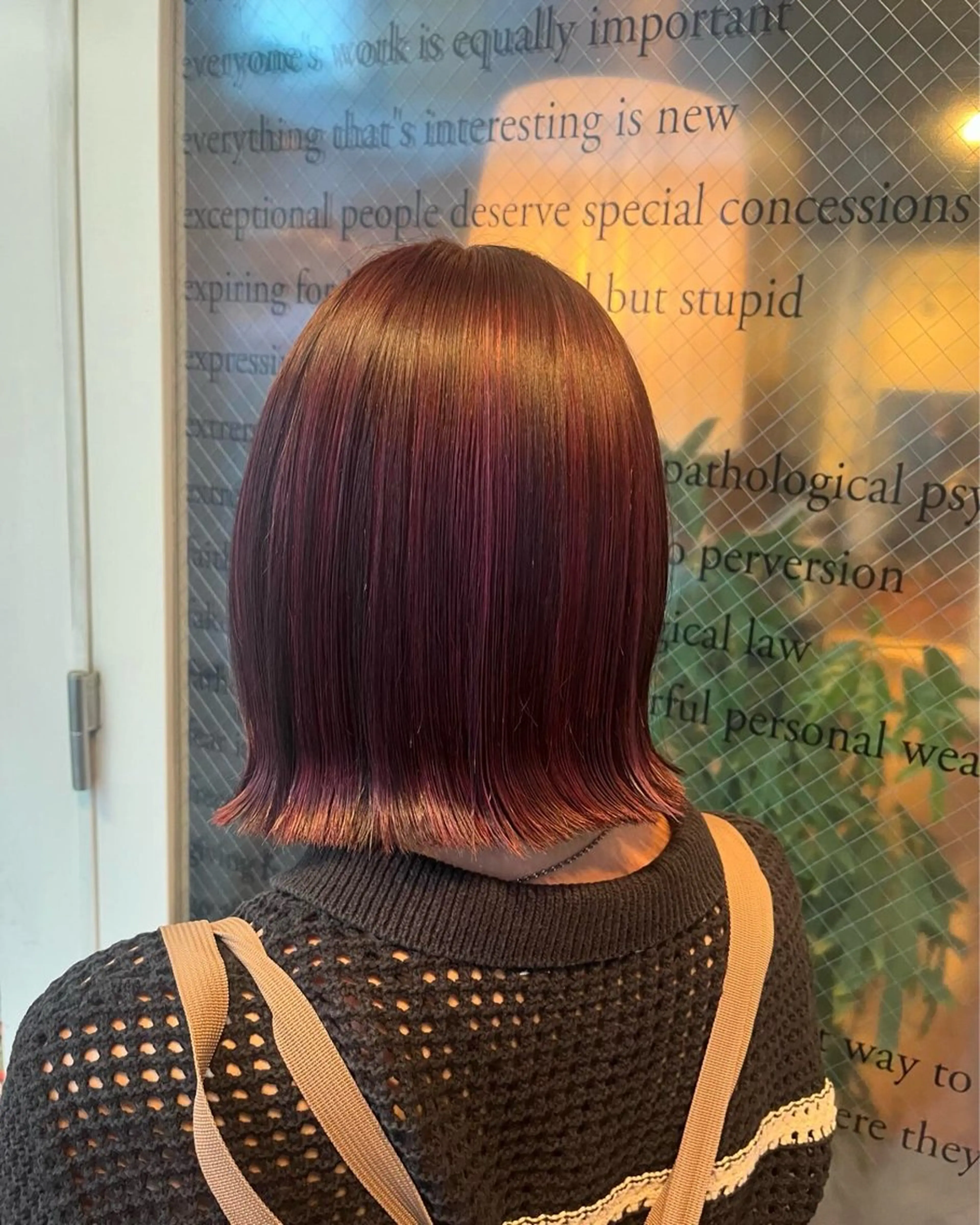 ショート カラー ヘアアレンジ みわ/博多 ブリーチ/メンズヘアのヘアスタイル