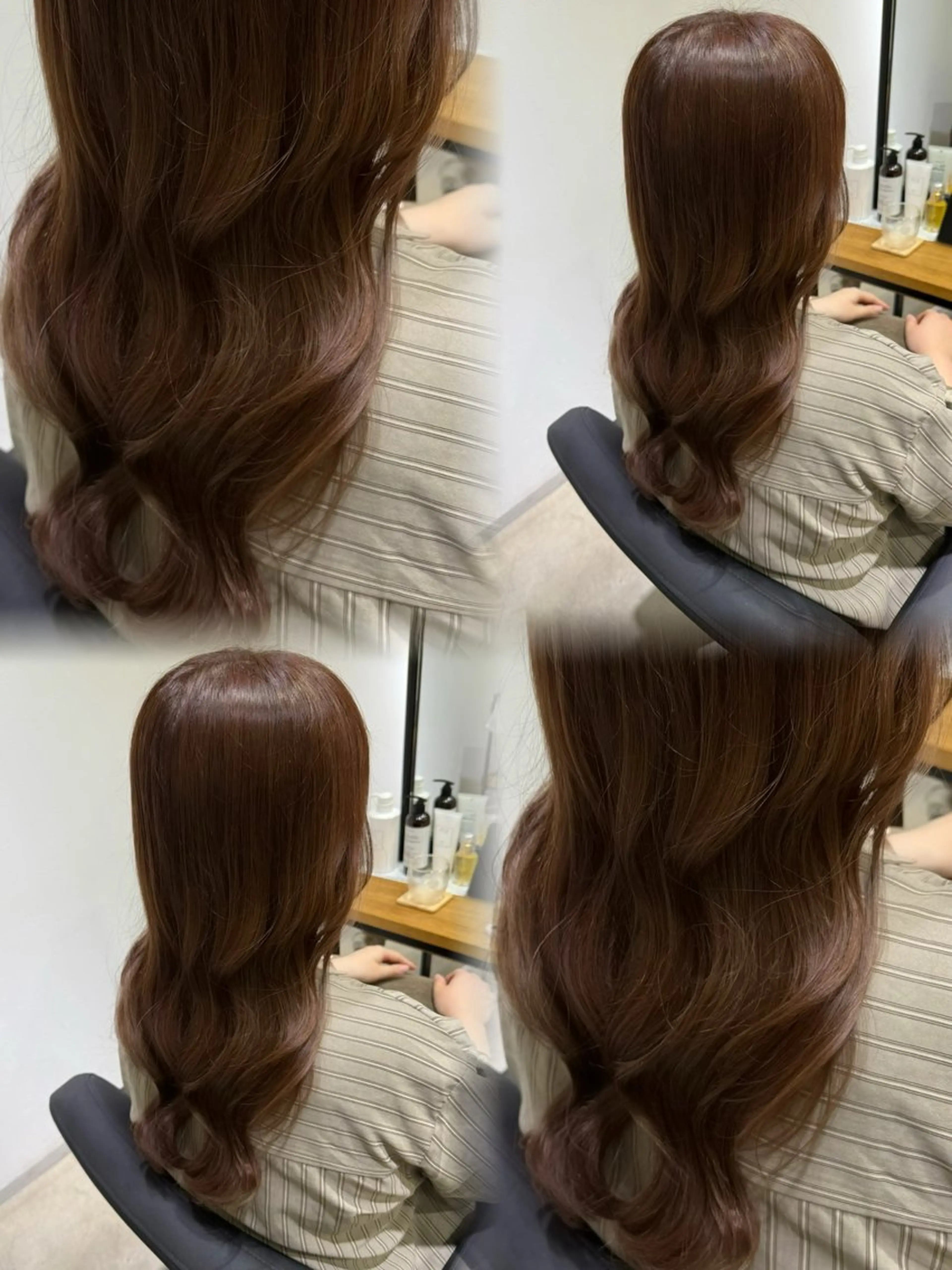 カラー anB アオイのヘアスタイル