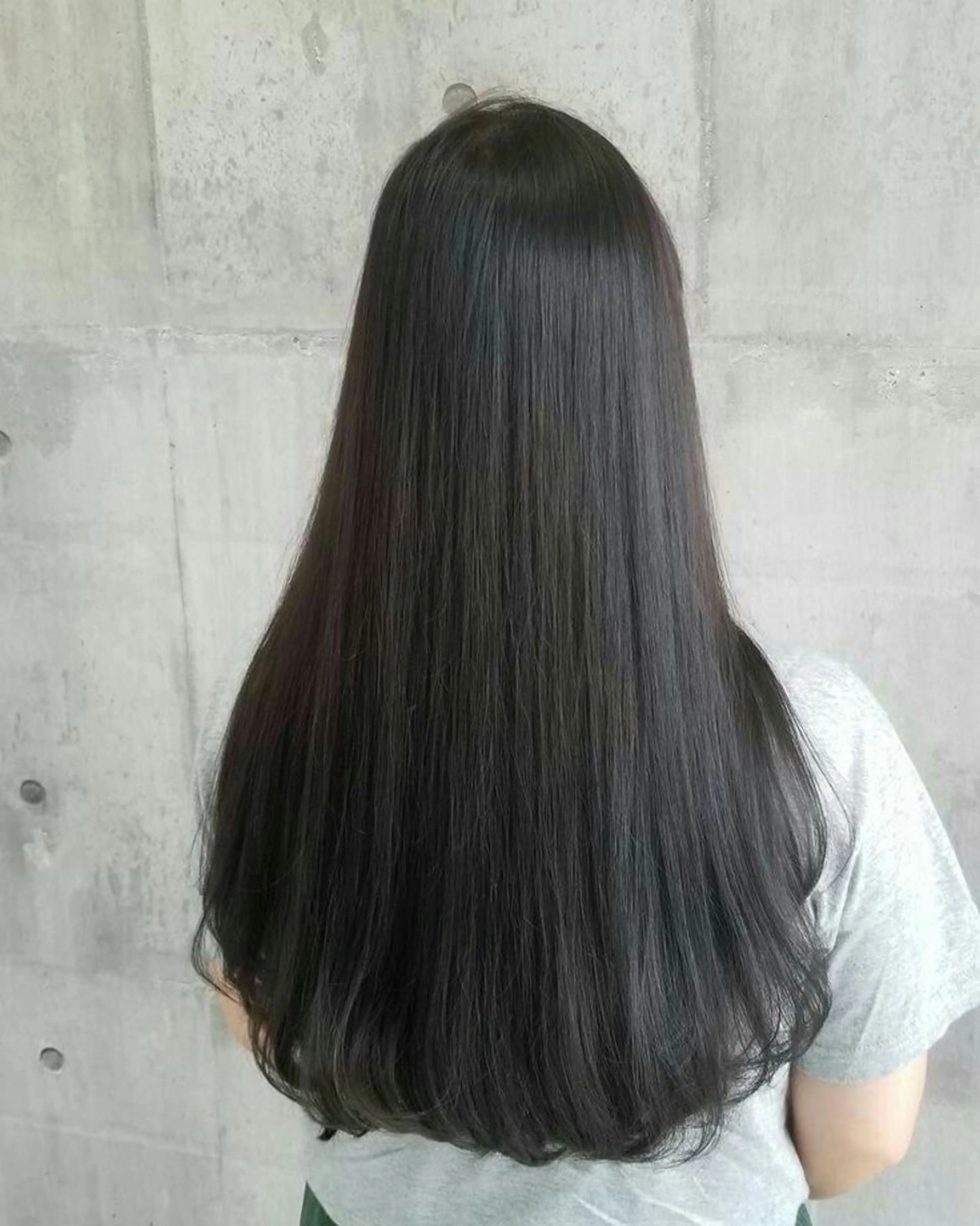 セミロング カラー ヘアカラー トリートメント レイヤー/グレージュ 赤み消し/コウスケのヘアスタイル