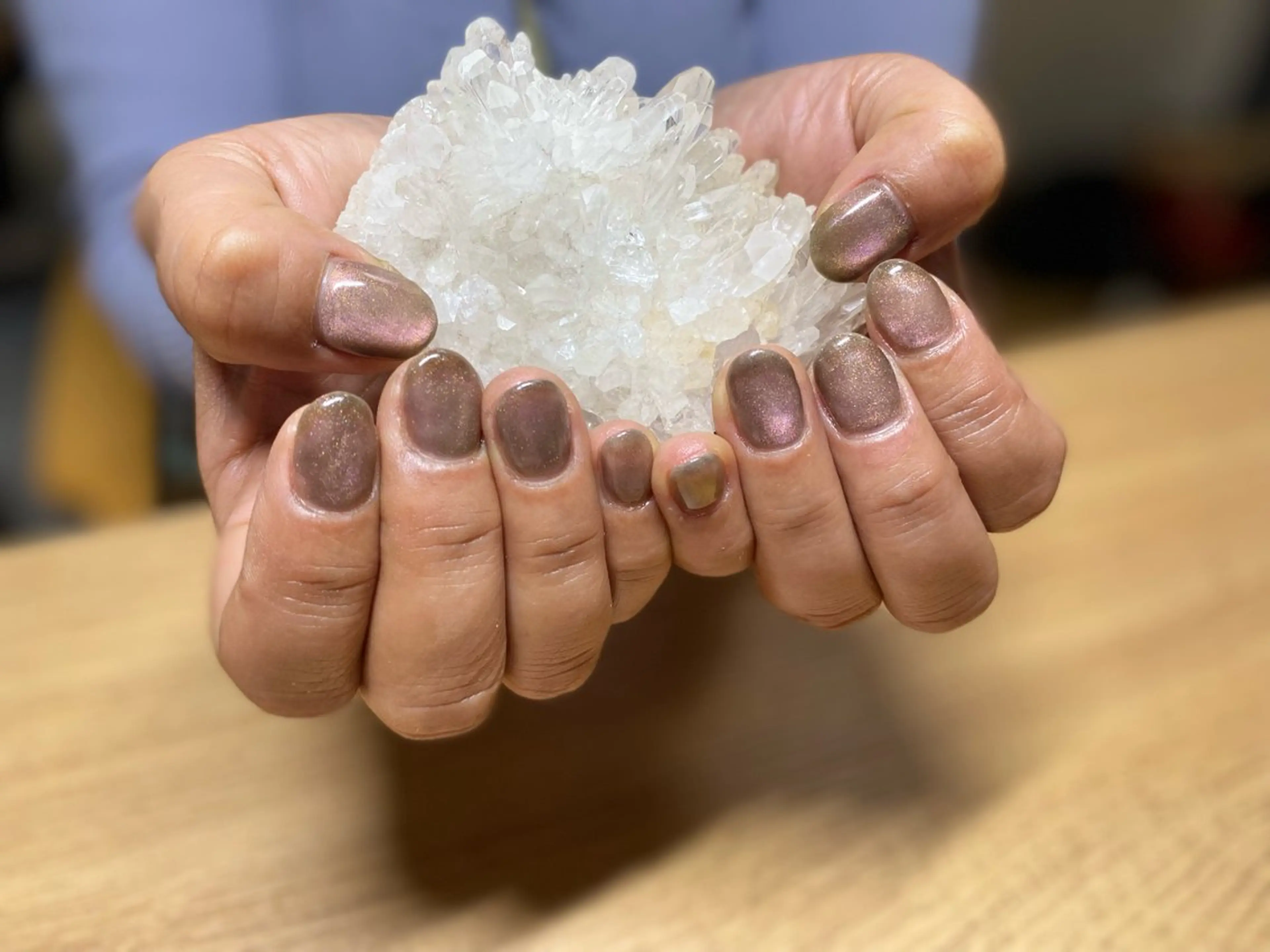 ネイル ラメ(グリッター) マグネットネイル nail salon slothのネイルデザイン