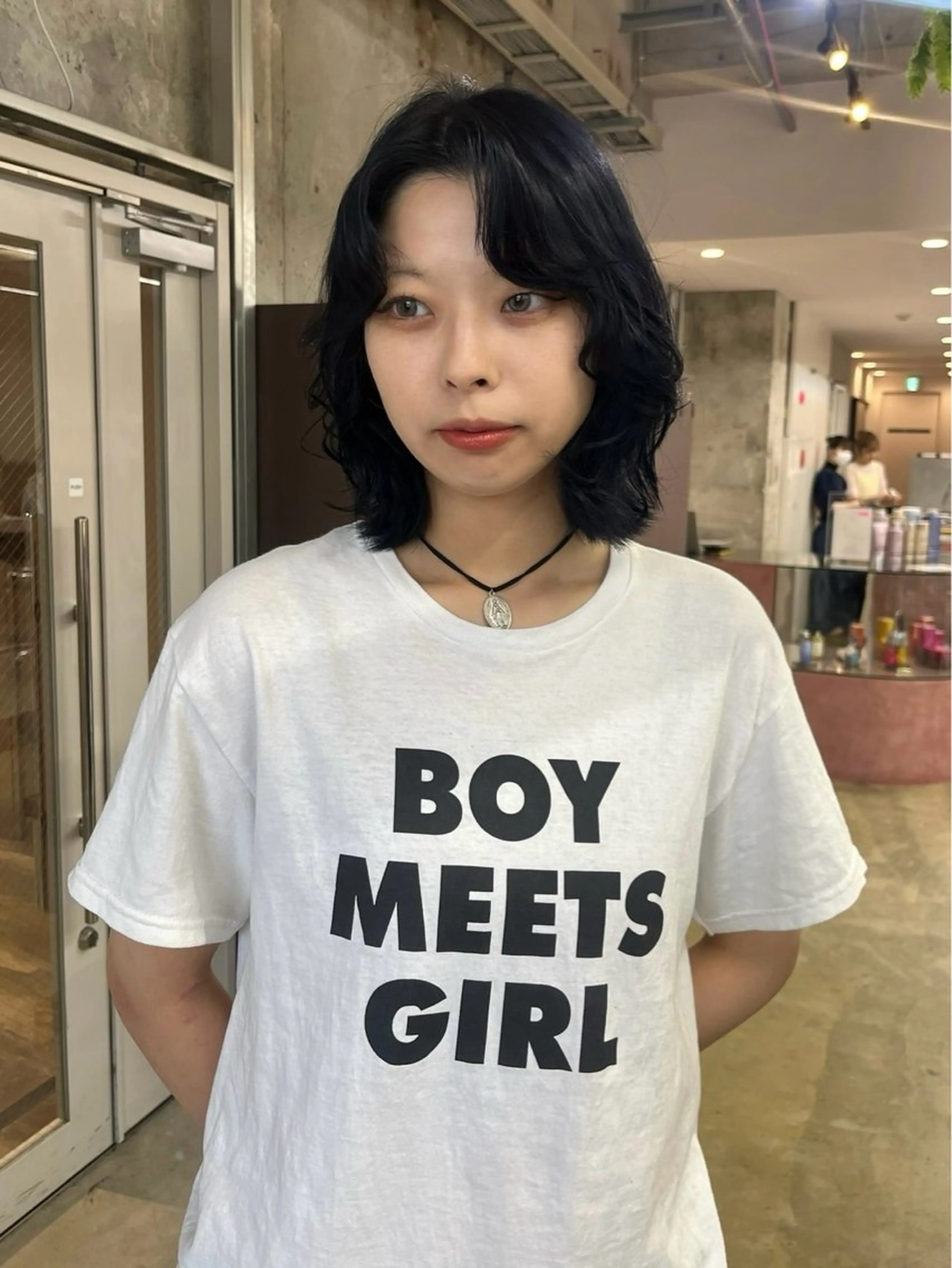 ショート カラー ナガノリノ /ボブ/ ベージュ/暖色のヘアスタイル