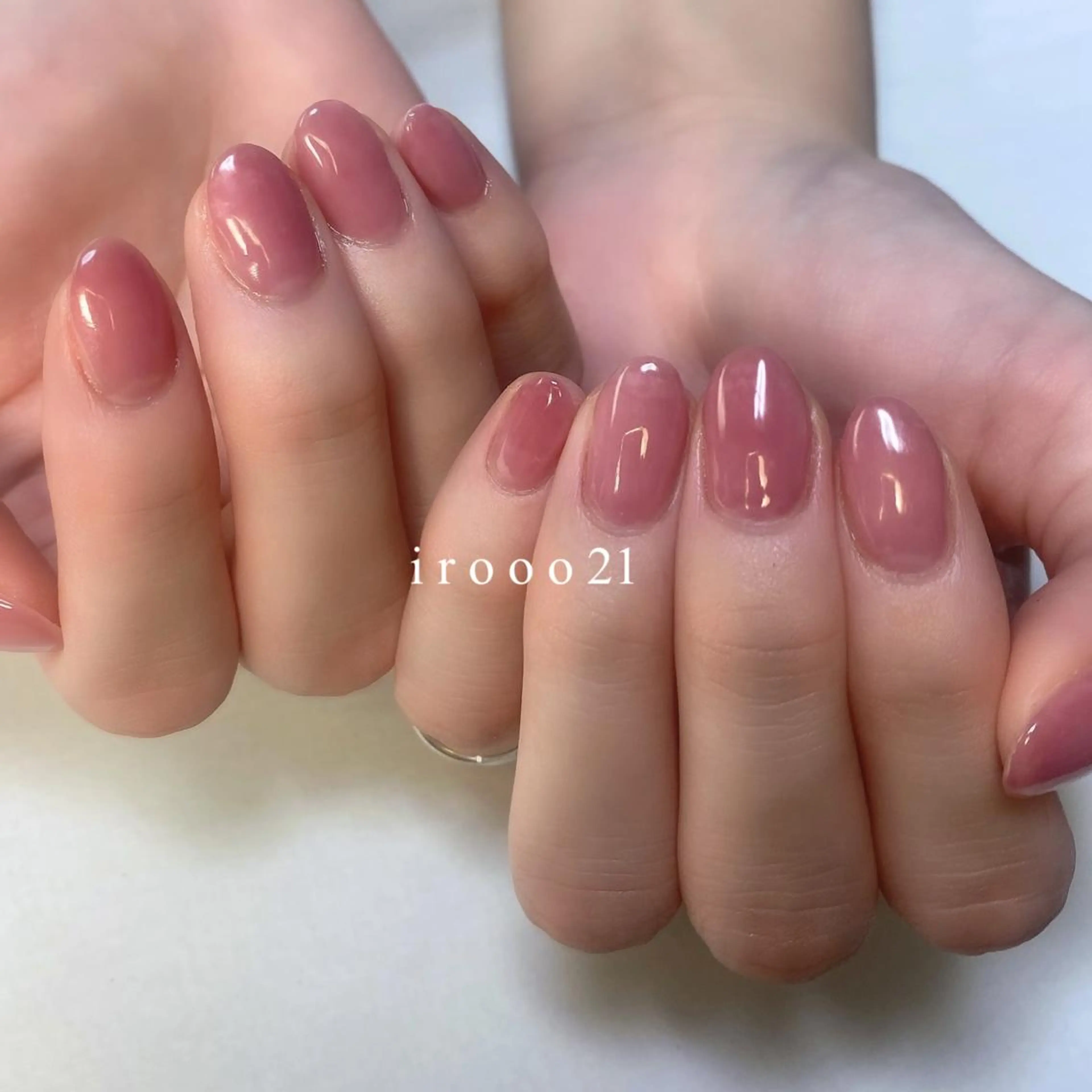 ネイル 氷ネイル・うるうるネイル ハンドネイル irooo 21のネイルデザイン