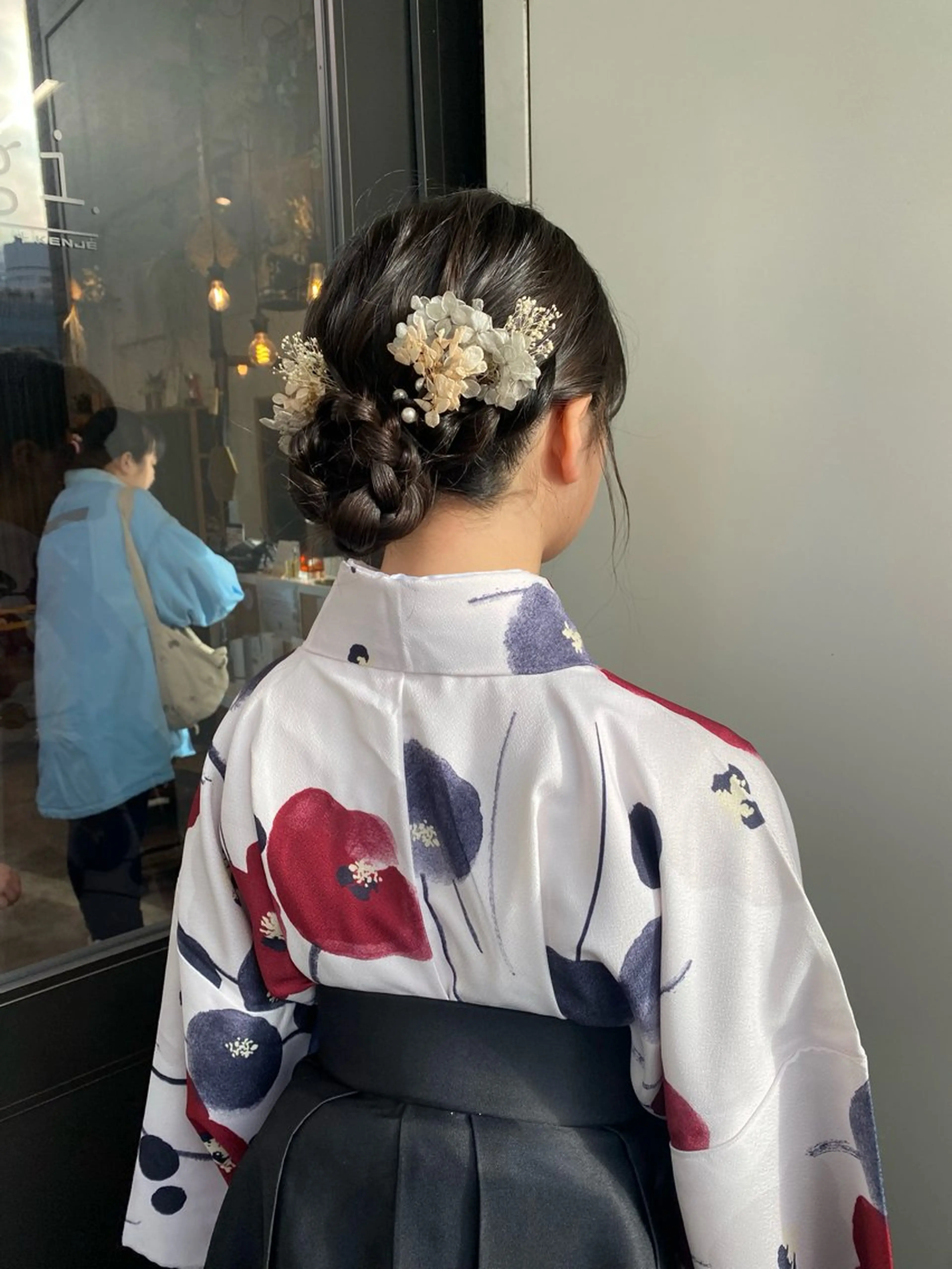 【✨ペア割✨】卒業式着付け+ヘアセットお友達と一緒に❤️‍🔥の写真