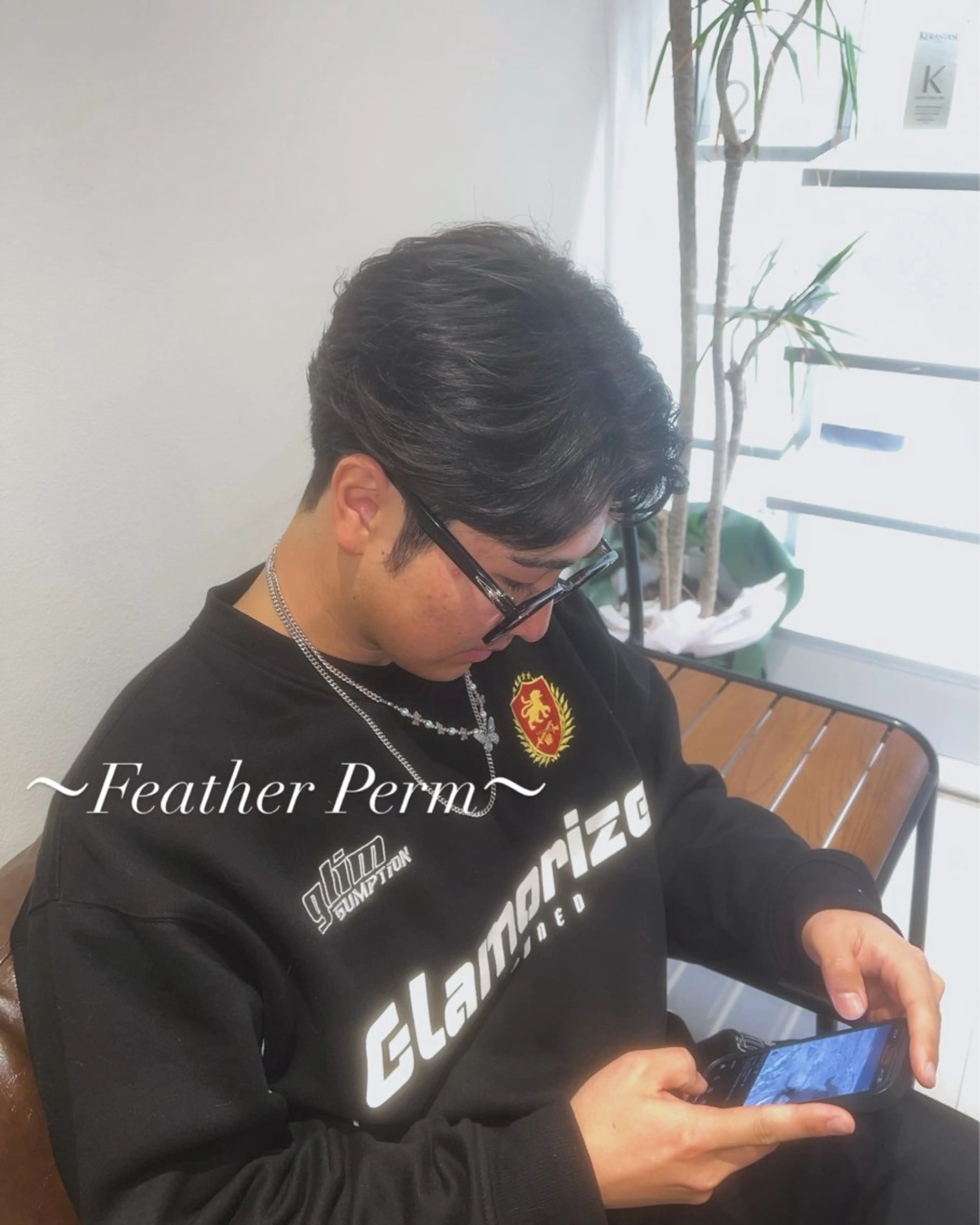 【パーマバレたくない方必見】メンズカット＋ニュアンスパーマの写真