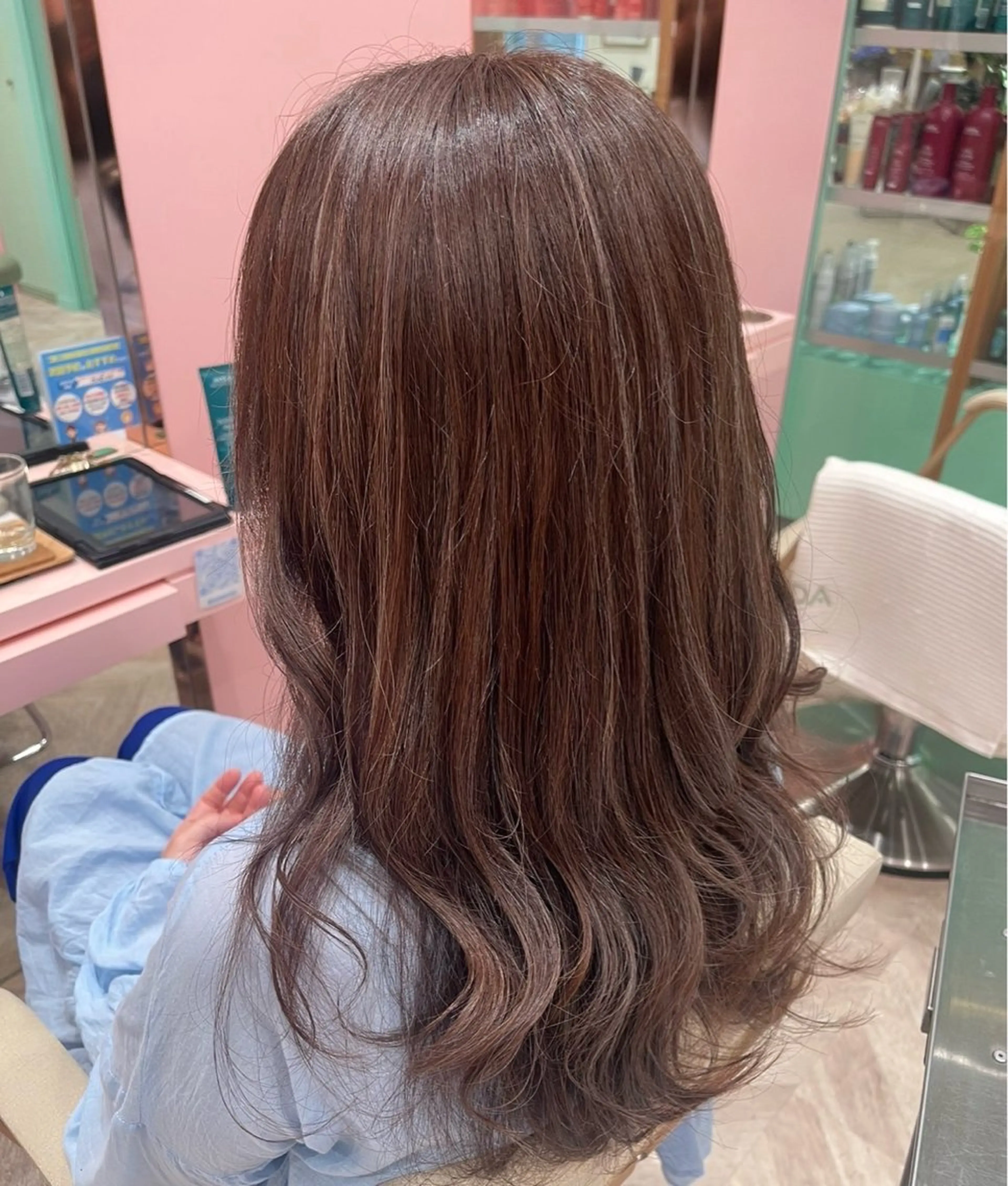 ミディアム カラー 中西 樹人のヘアスタイル