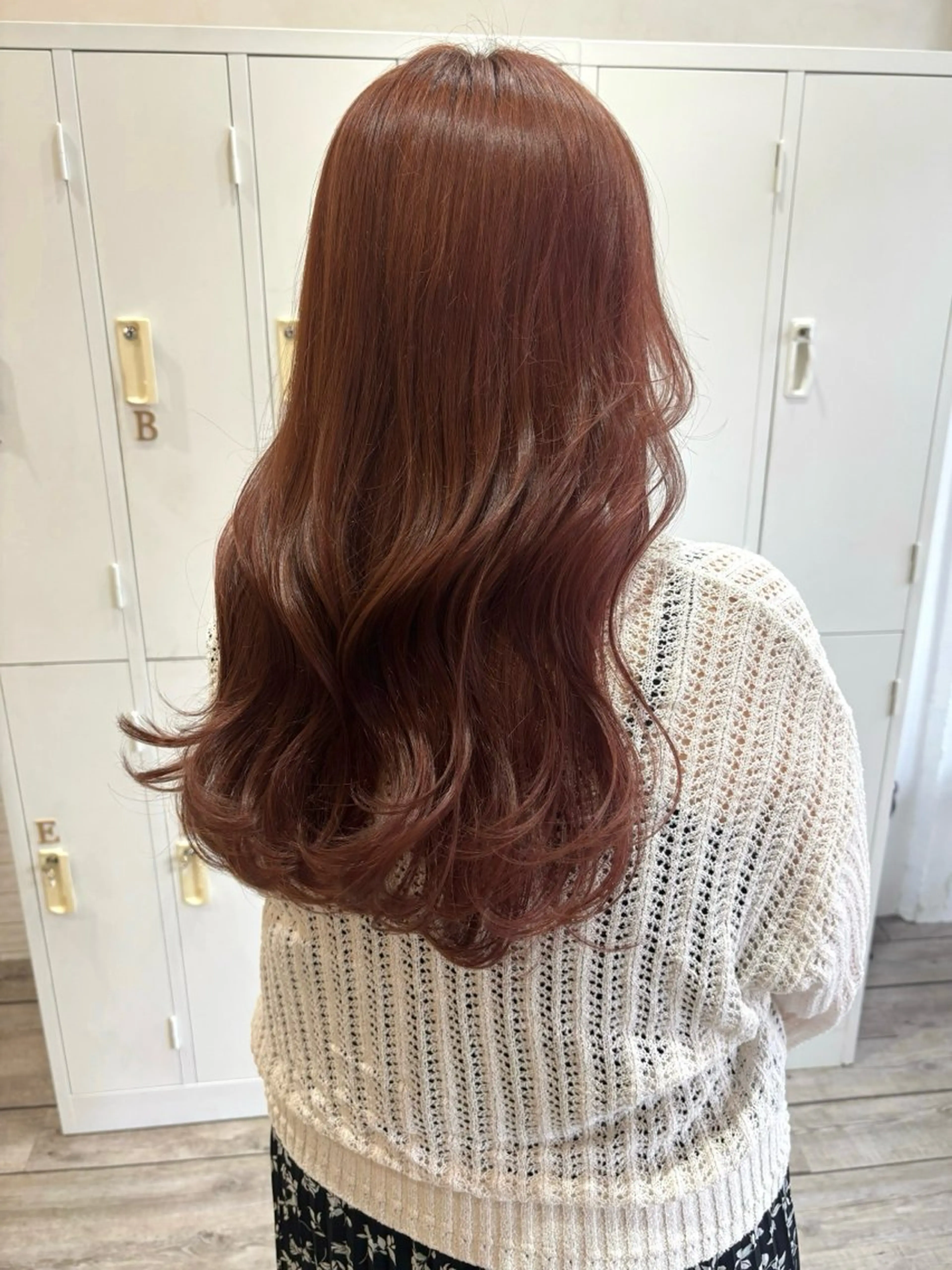 ロング カラー オレンジ ピンクカラー カット ヘアカラー ⌇ROMEO京橋店⌇ 鎌谷明星🪷のヘアスタイル