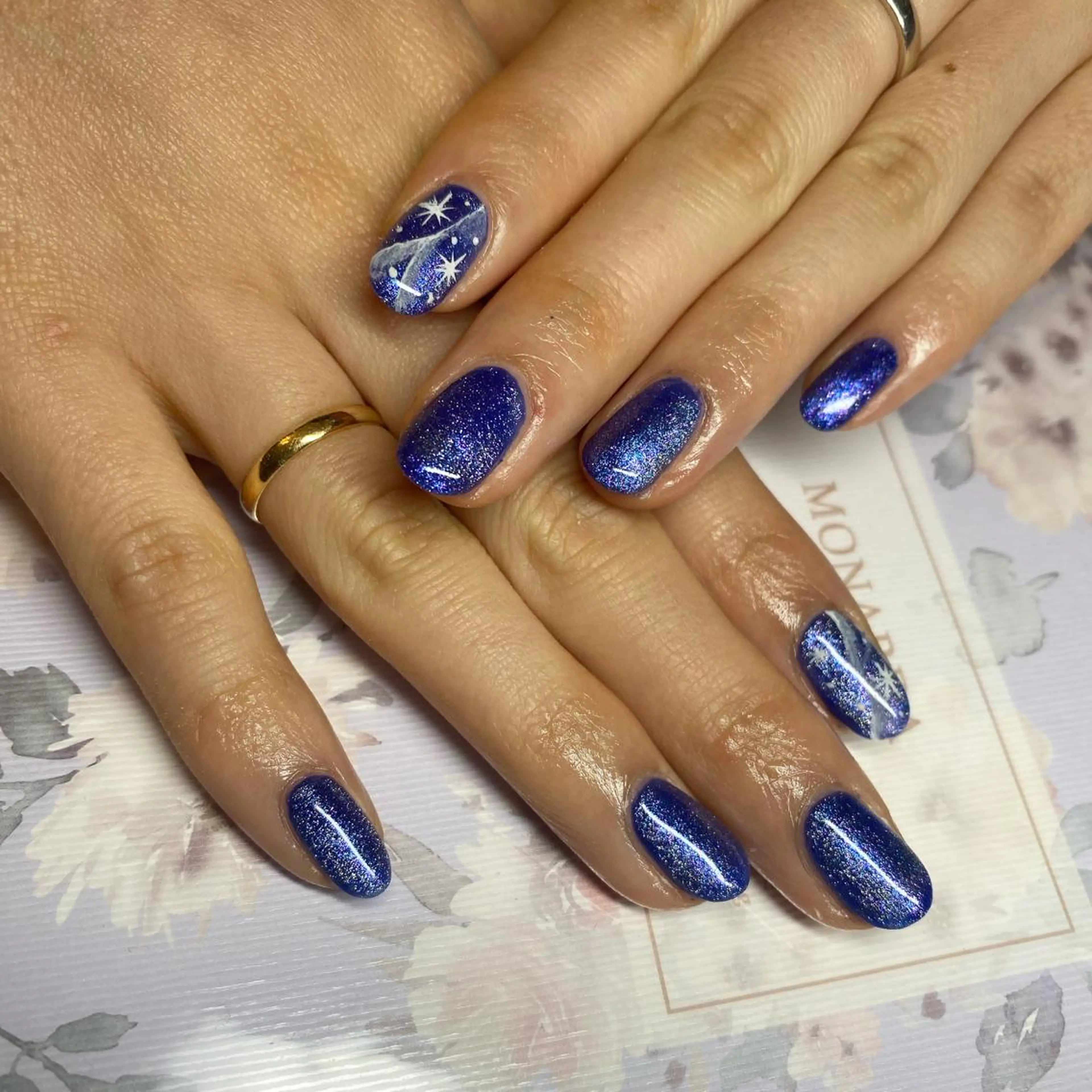 ネイル マグネットネイル ハンドネイル Chandra nail&tarotのネイルデザイン