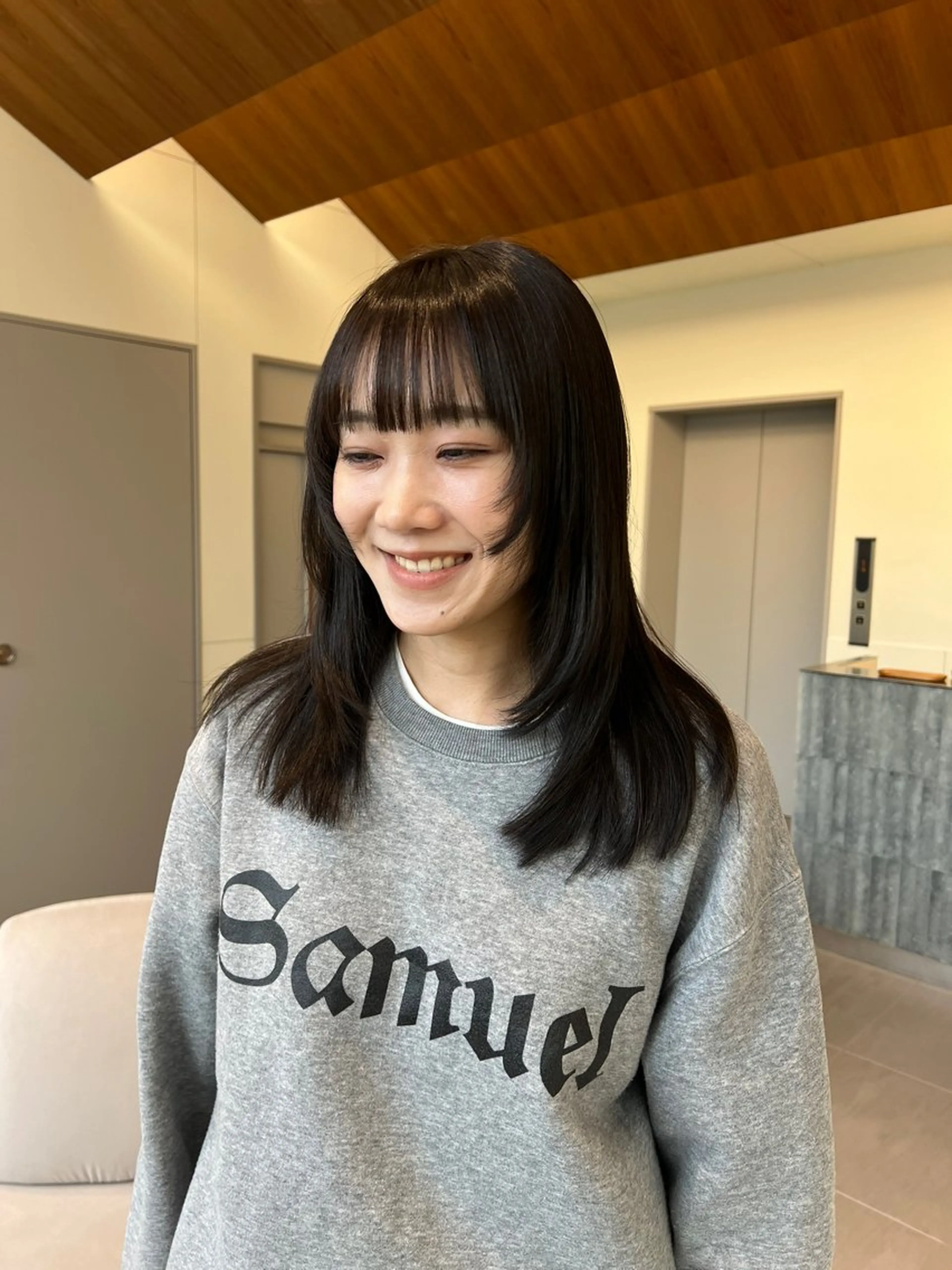 セミロング カット ヘアカラー トリートメント LORENAO所属・ブリーチなしカラー♡ rinaのヘアスタイル