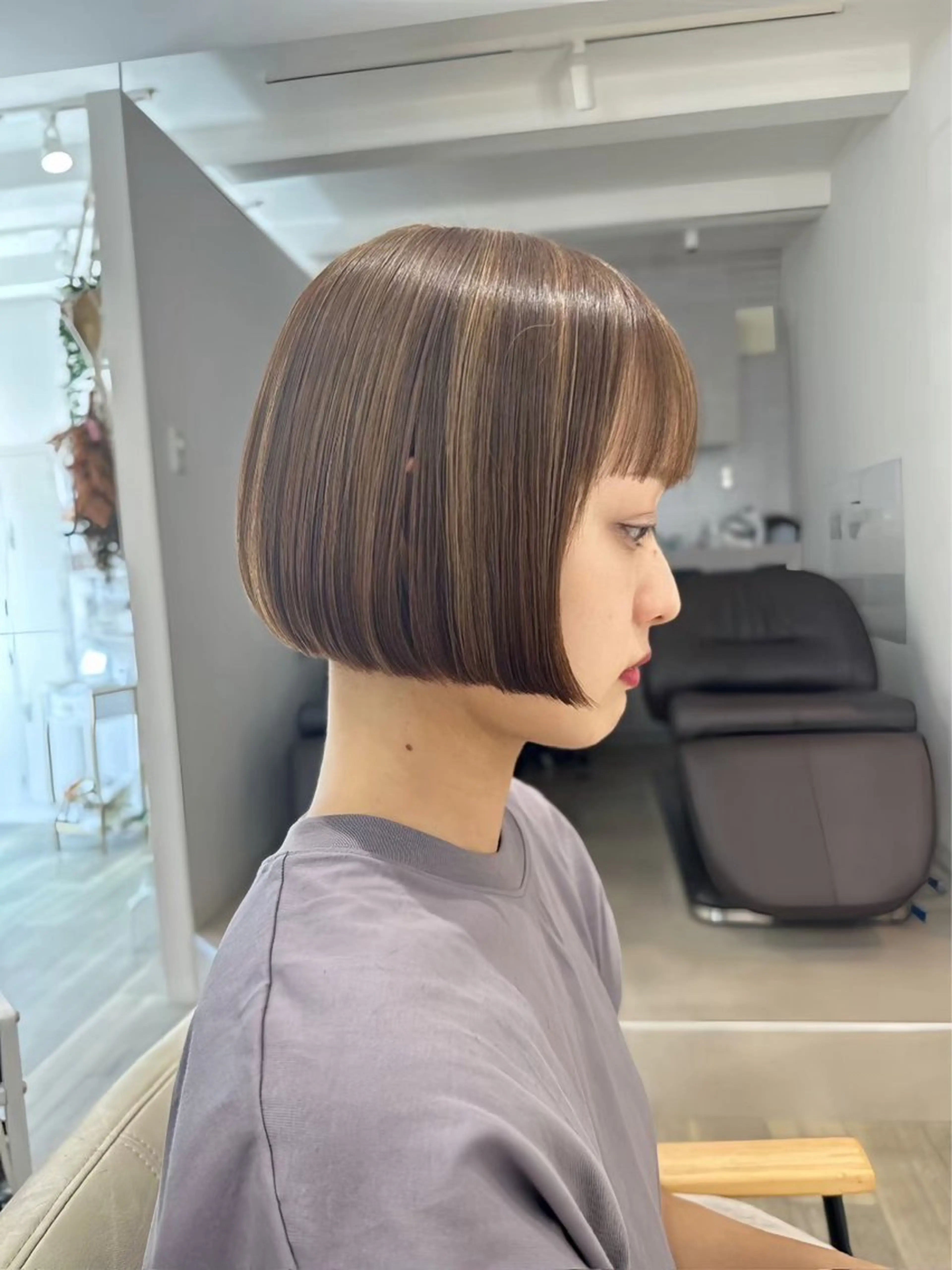 ミディアム 田島拓海 ボブカットのヘアスタイル