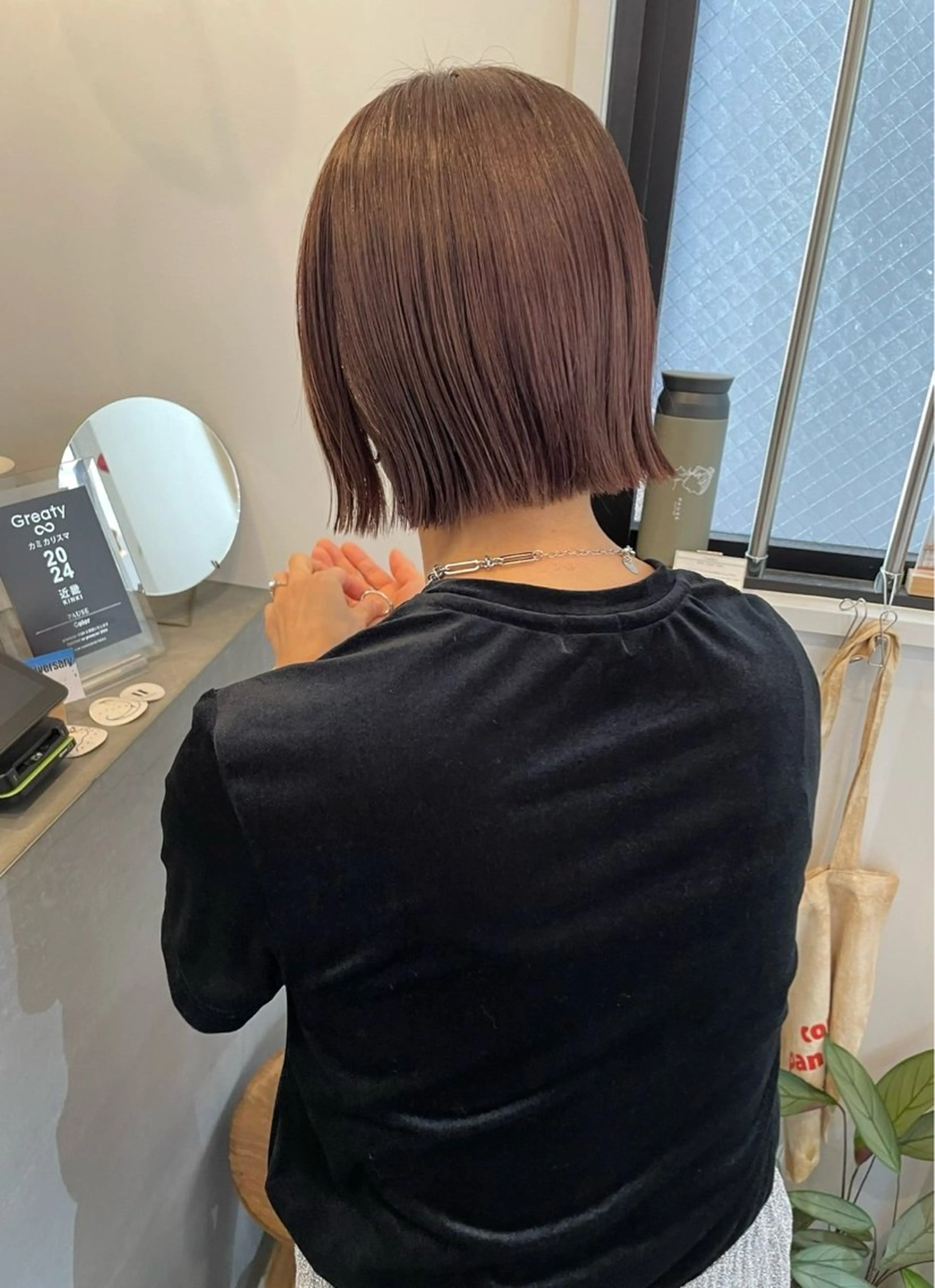カラー 新貝楓🌀 透明感カラーのヘアスタイル