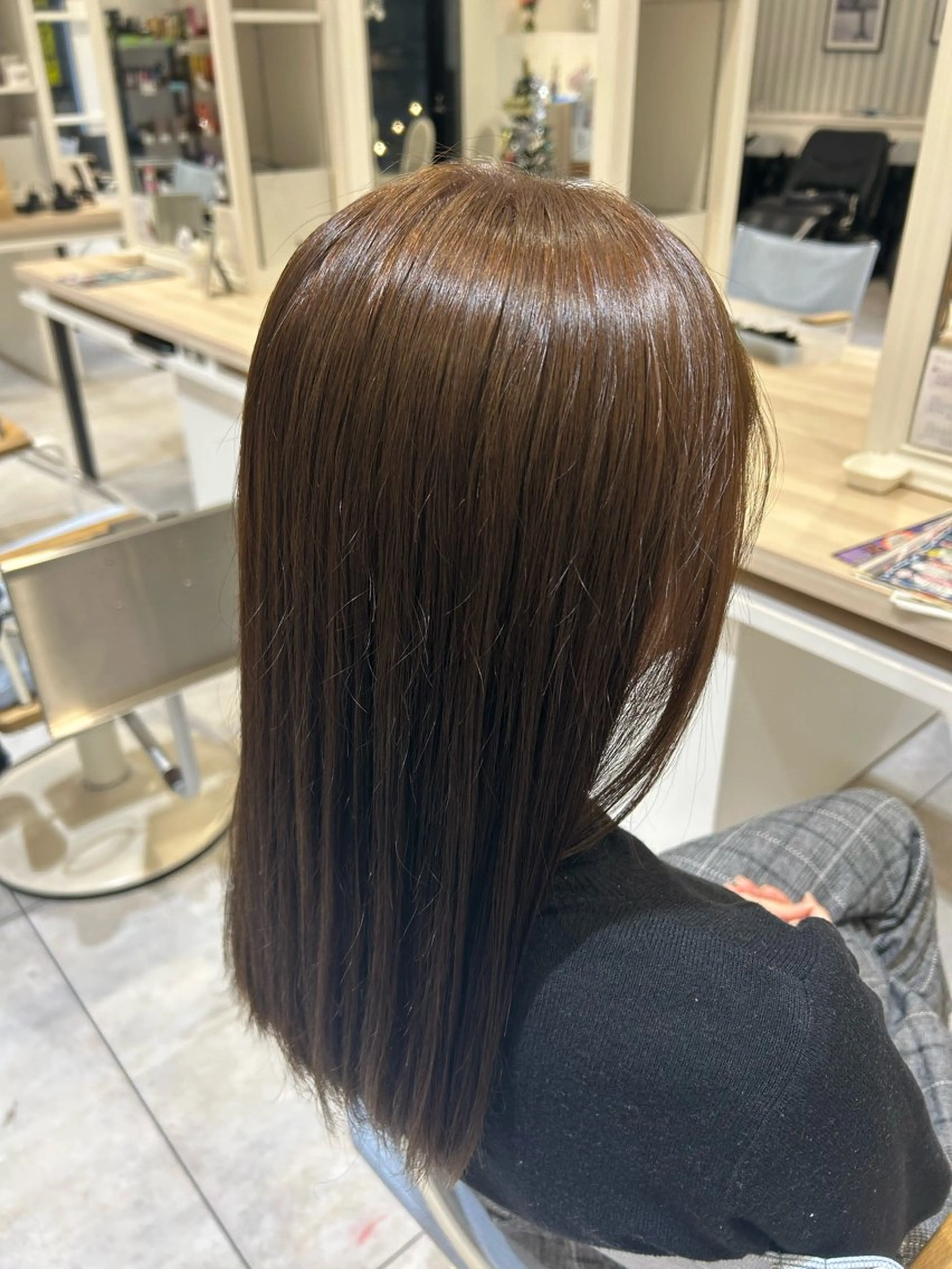 【マイクロバブル付き🫧】 ダメージプレックスカラー＋質感upトリートメント(ブリーチ無)🦋の写真