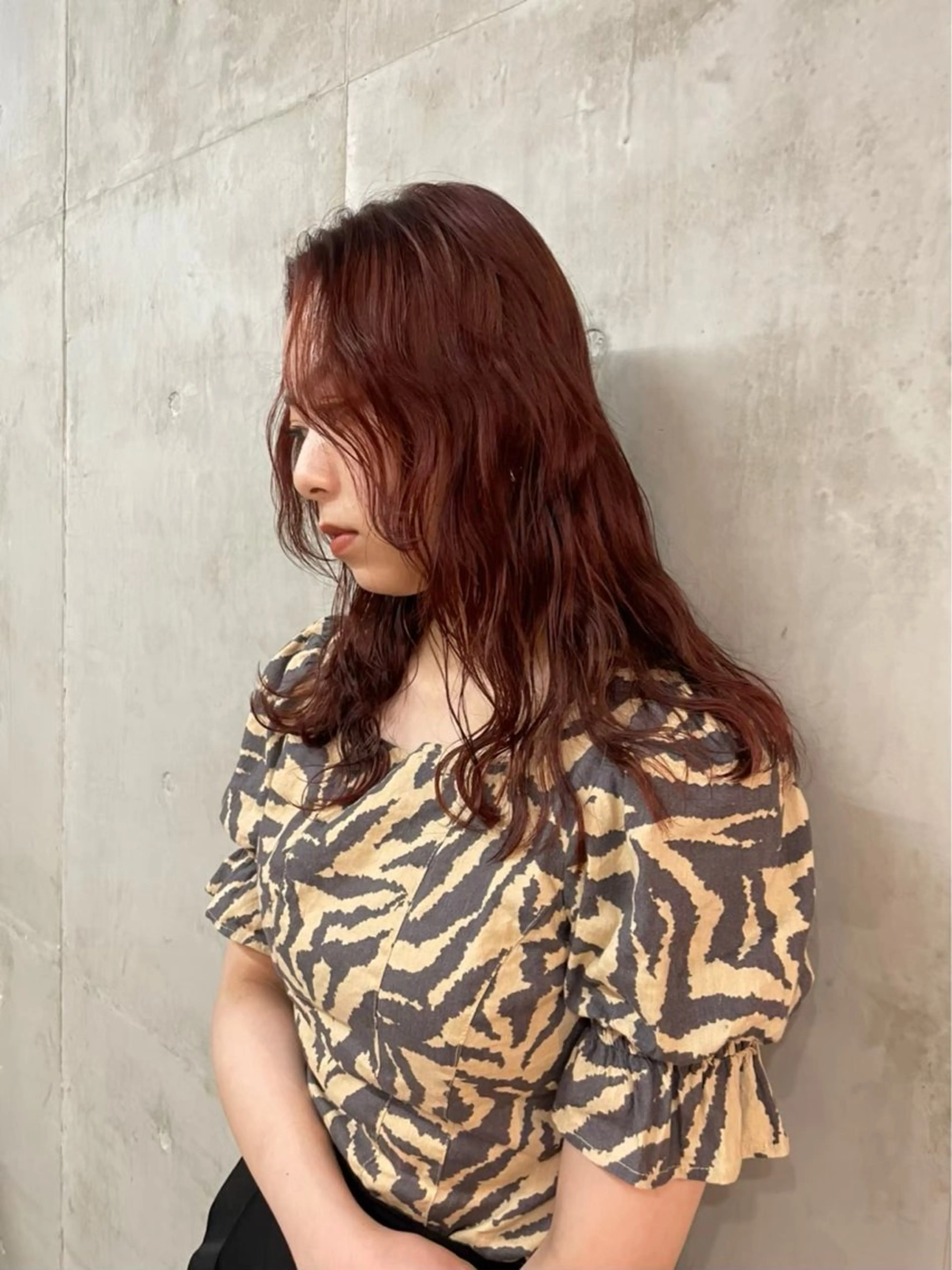 ロング カラー ベージュカラー ブリーチ ケアブリーチ 透明感カラー ダブルカラー SALT WATER所属・🫐 𝐌𝐚𝐨 🫐似合わせcutのヘアスタイル