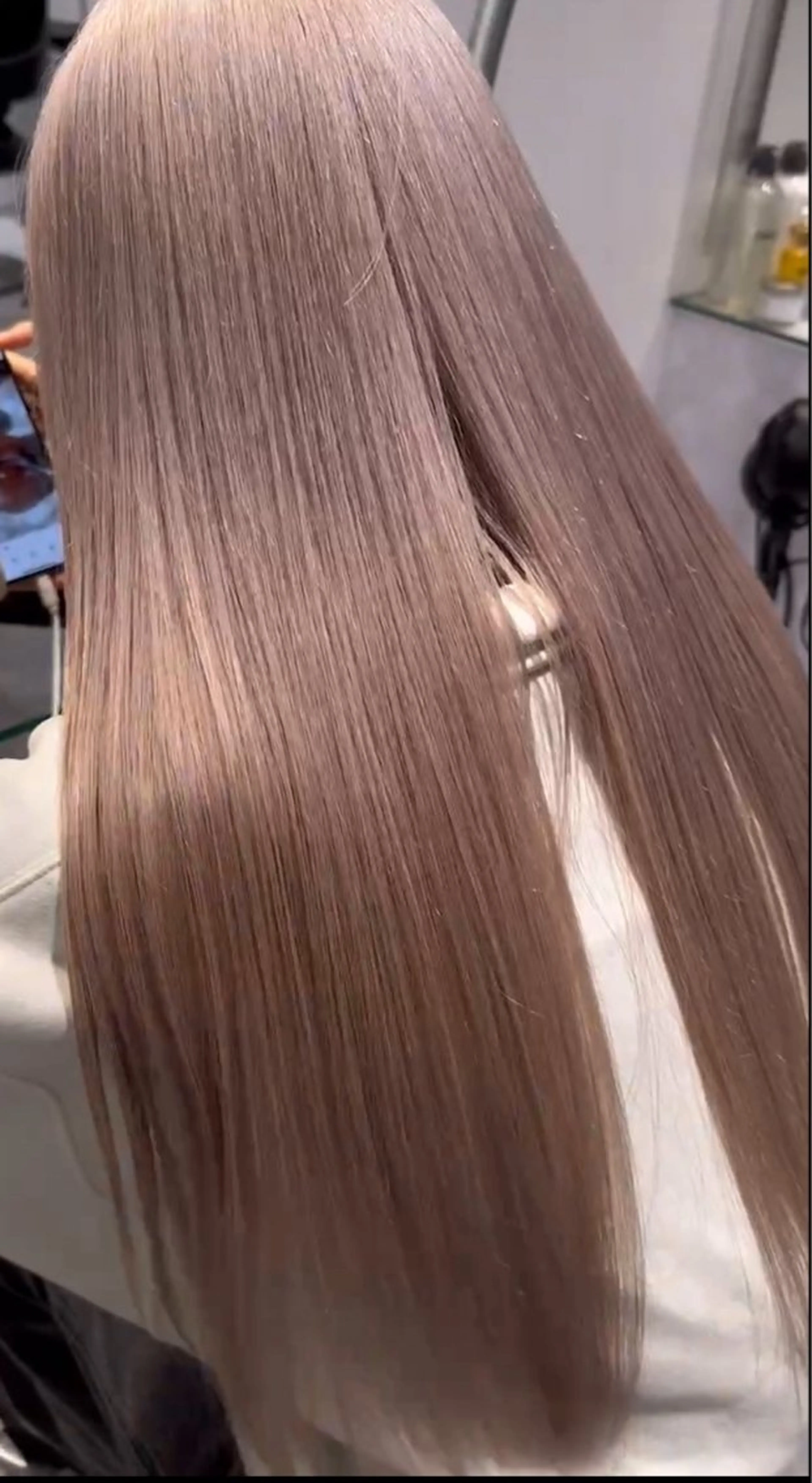 ロング 韓国ヘア忠実再現/ 韓国ヘア/tomoのヘアスタイル