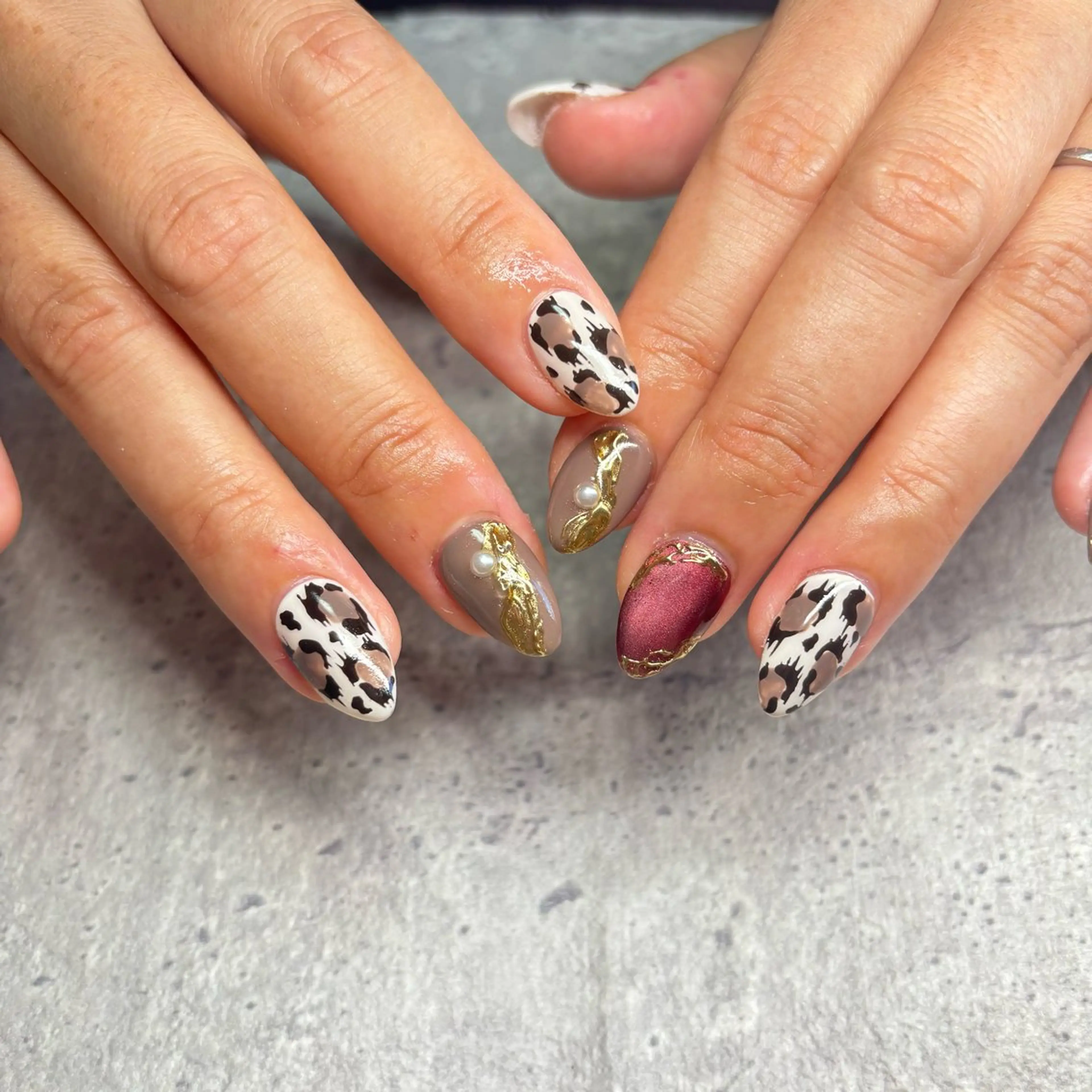 ネイル ハンドネイル RE💟N.NAIL ラテン系お姉さんのネイルデザイン