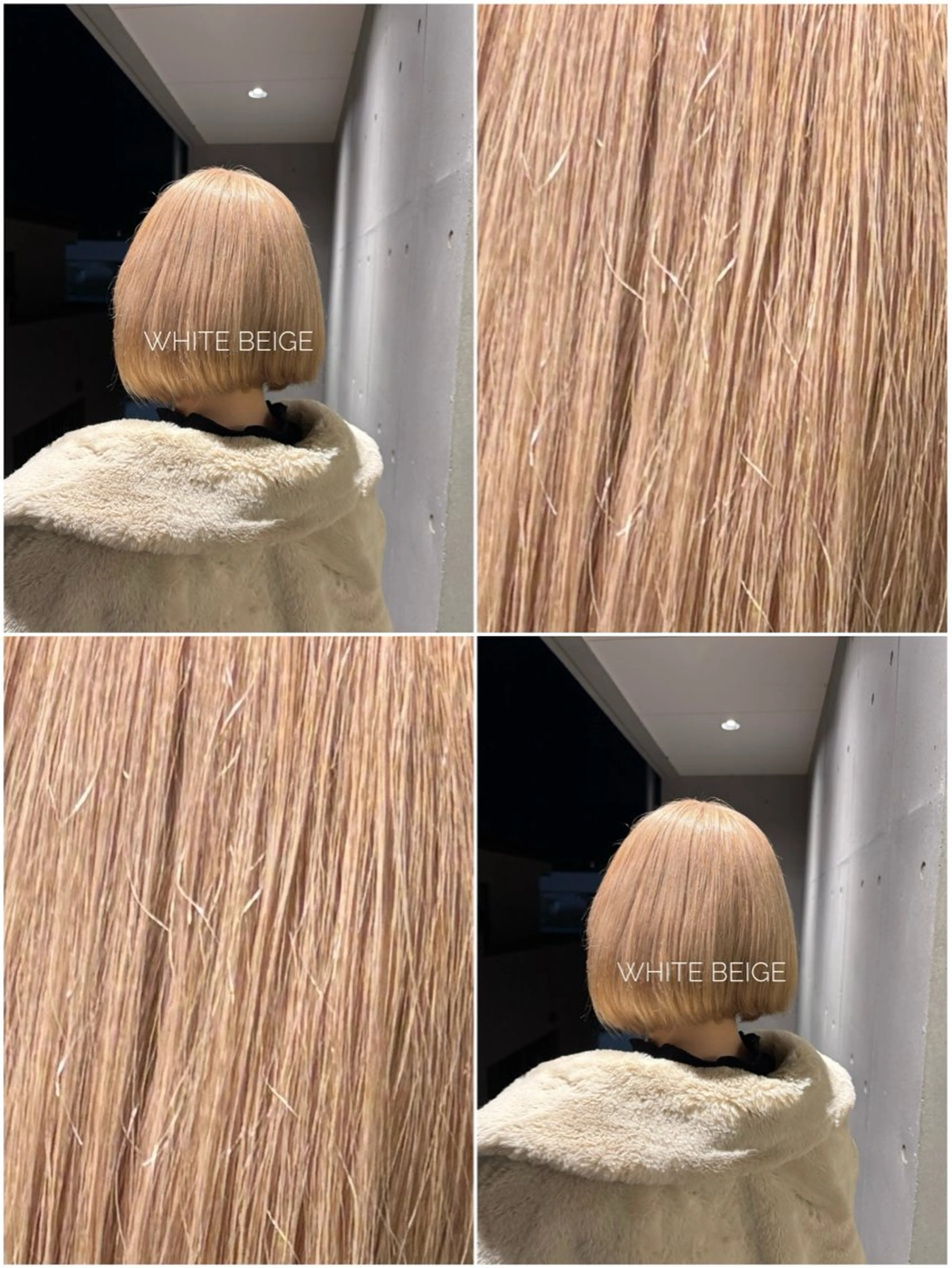 カラー ブリーチ 似合わせハイトーン 👾はちすのヘアスタイル