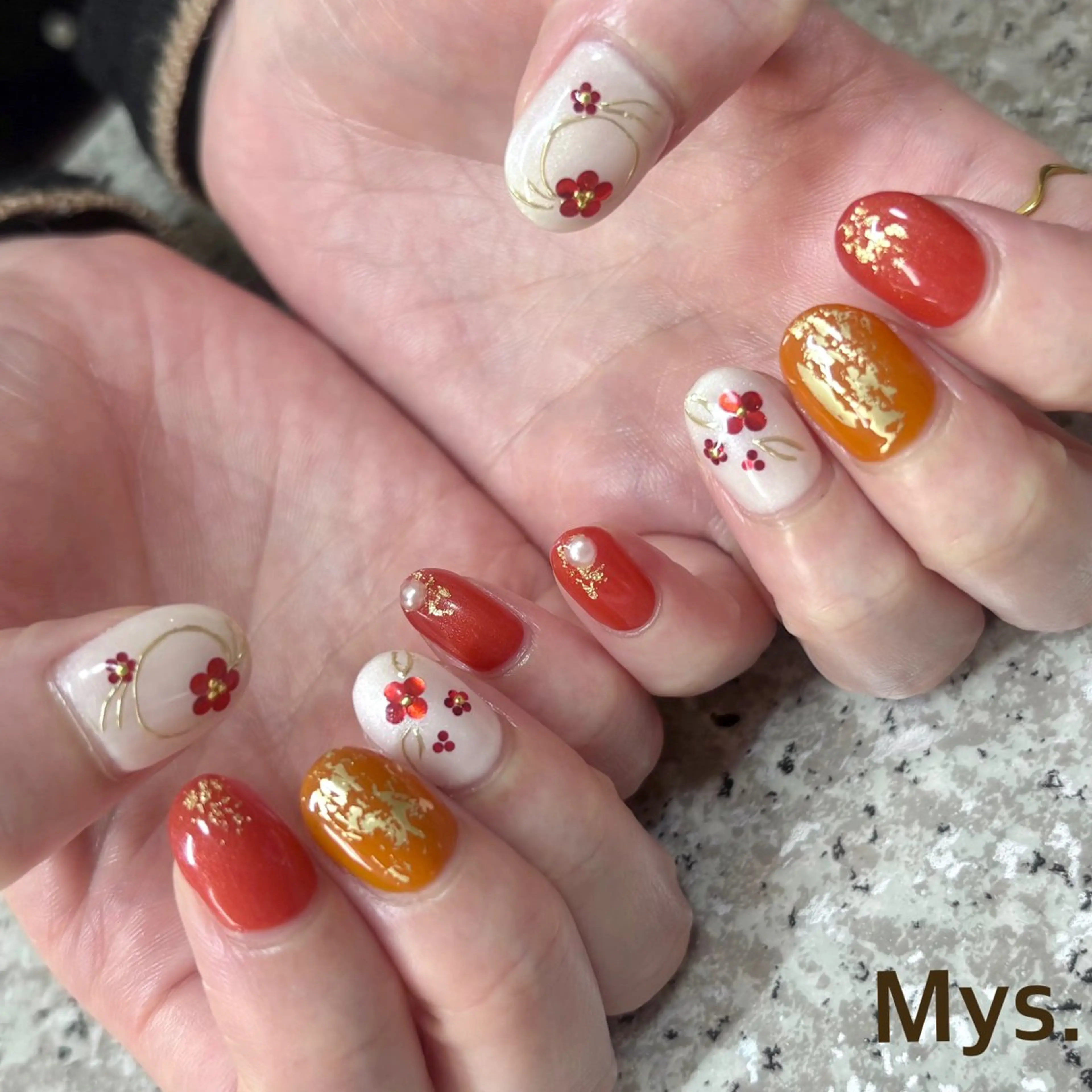 ネイル ハンドネイル Mys. 三上紗紀のネイルデザイン