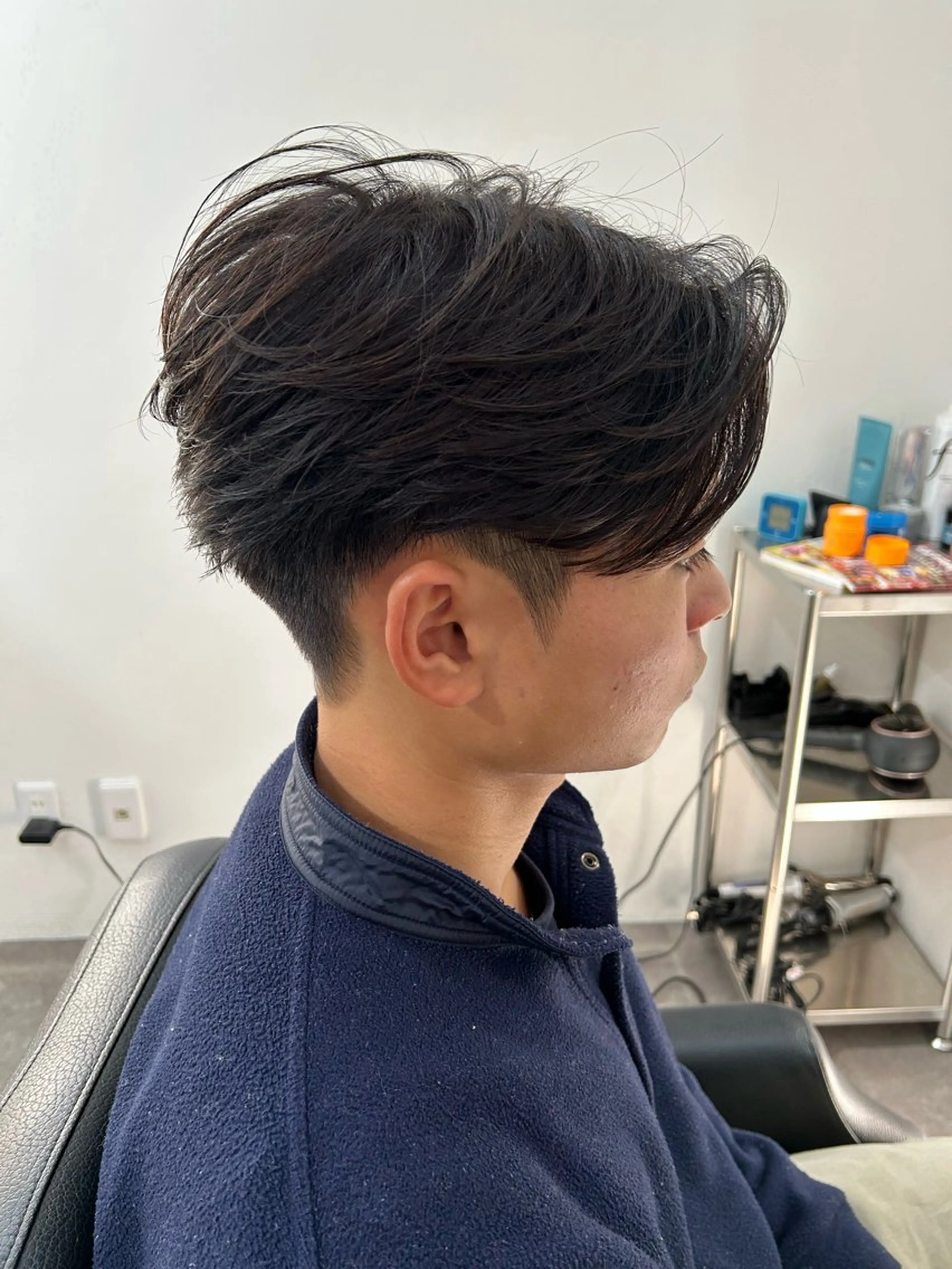 ショート メンズ センターパート カット CHELSEA  梅田所属・OKADA/メンズ /カット/眉/縮毛のヘアスタイル