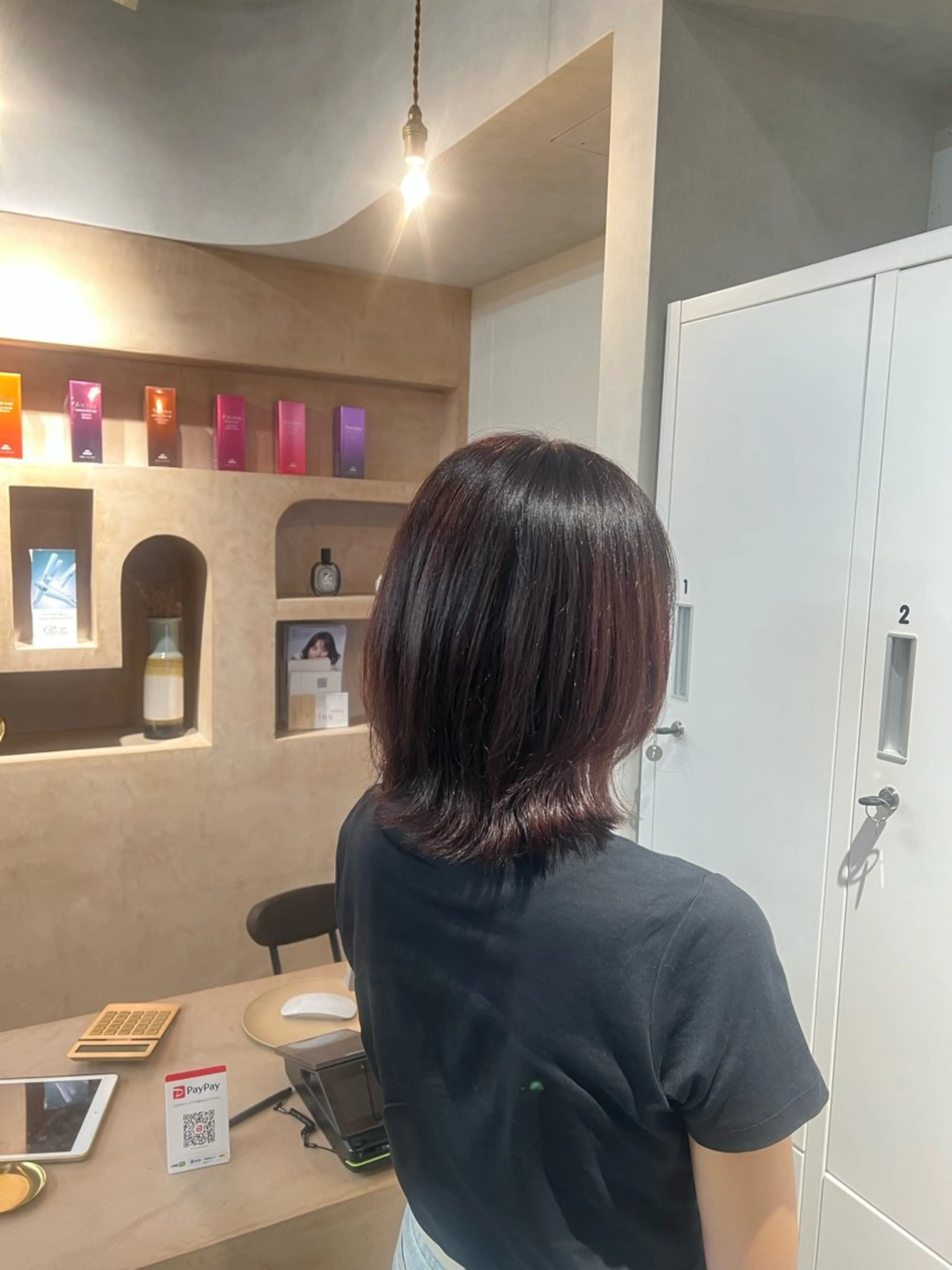 ミディアム レイヤーカット ひなた-YUCCA- elua⭐️のヘアスタイル