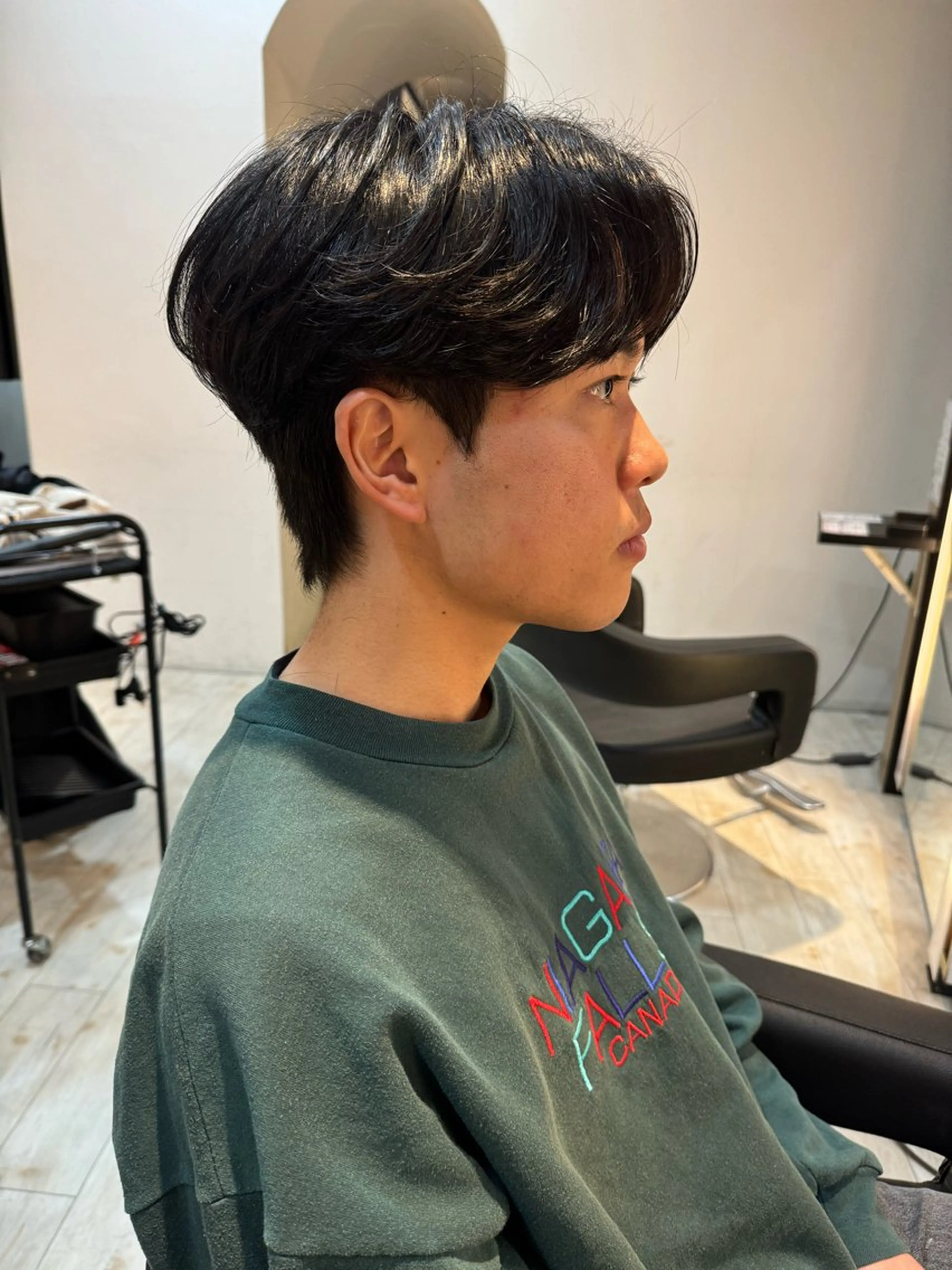 メンズ センターパート 韓国ヘア/そら レイヤー透明感カラーのヘアスタイル