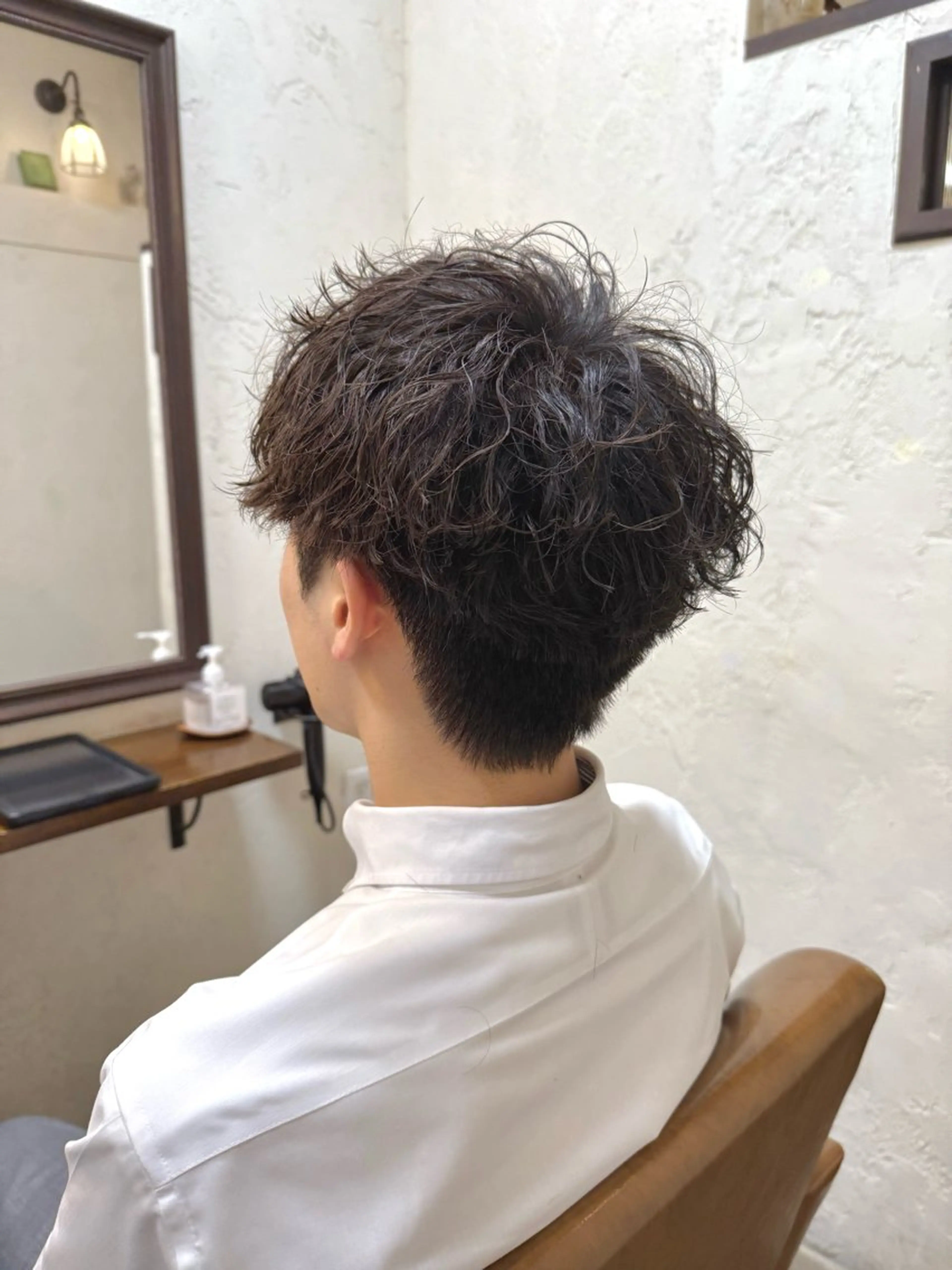 ショート パーマ メンズ メンズ/スパイキー ショート/isseyのヘアスタイル