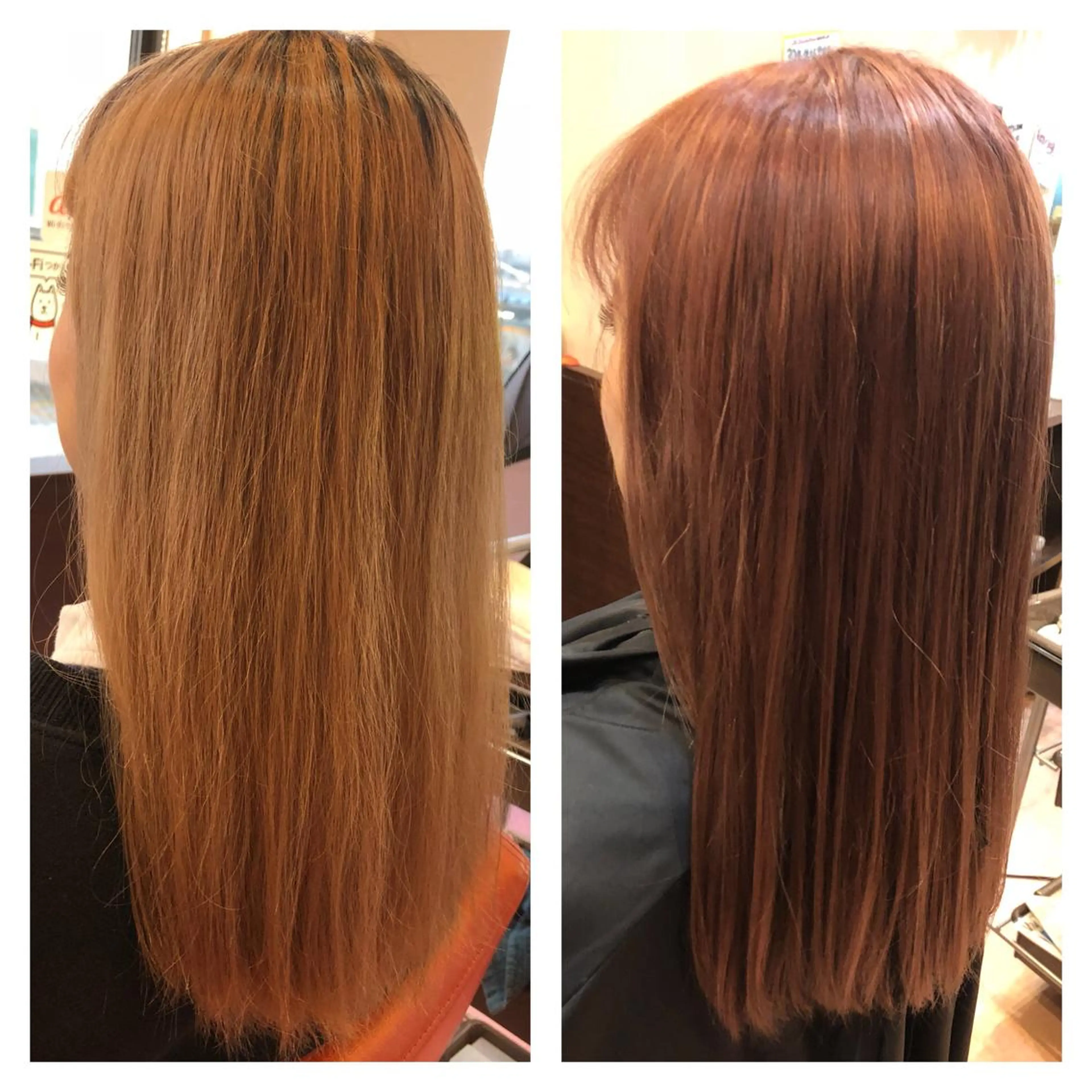 ロング アッシュ やまぐち まりんのヘアスタイル