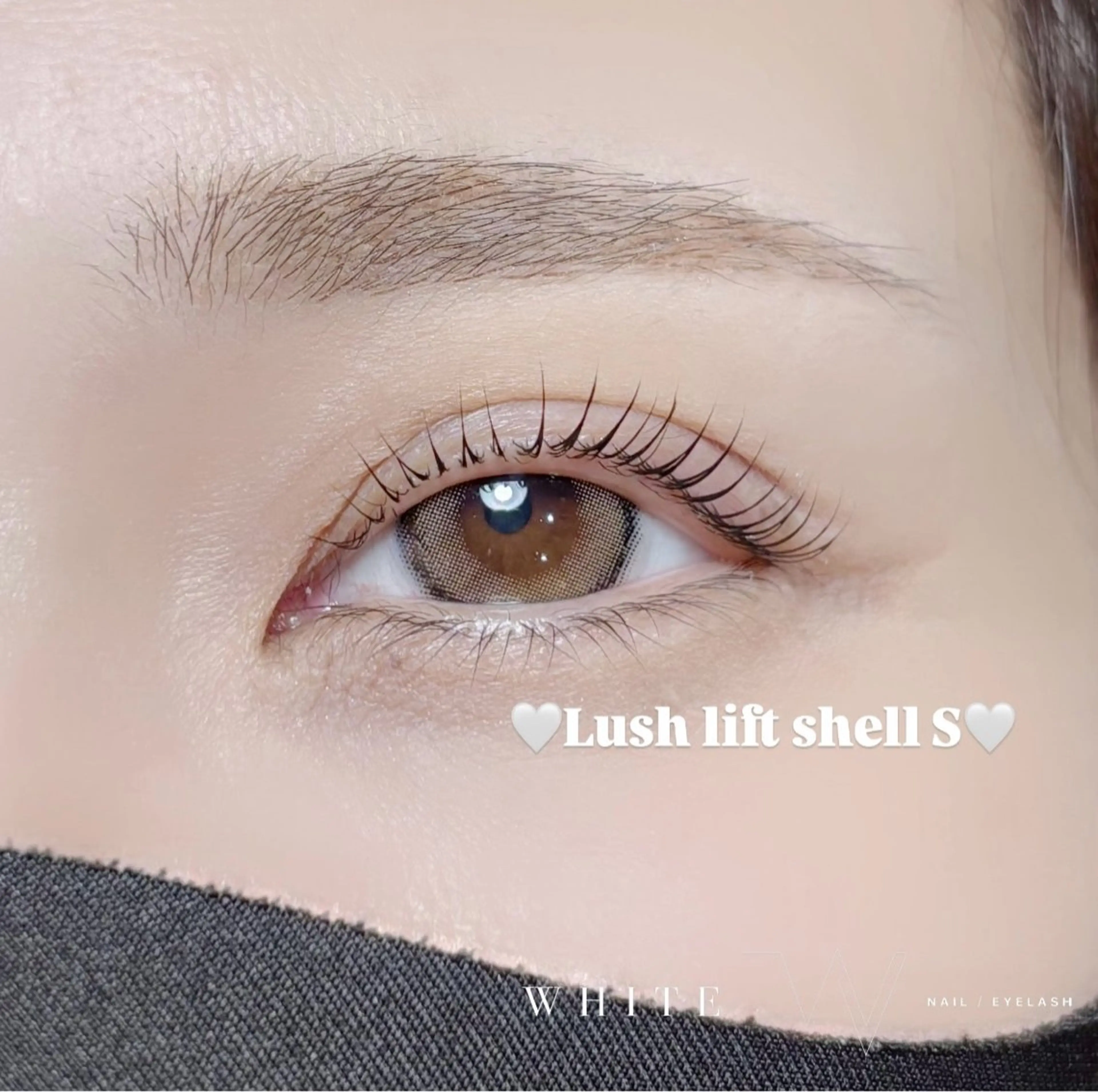 マツエク・マツパ 一重×まつ毛パーマ WHITE所属・Luna WHITEのマツエク・マツパデザイン