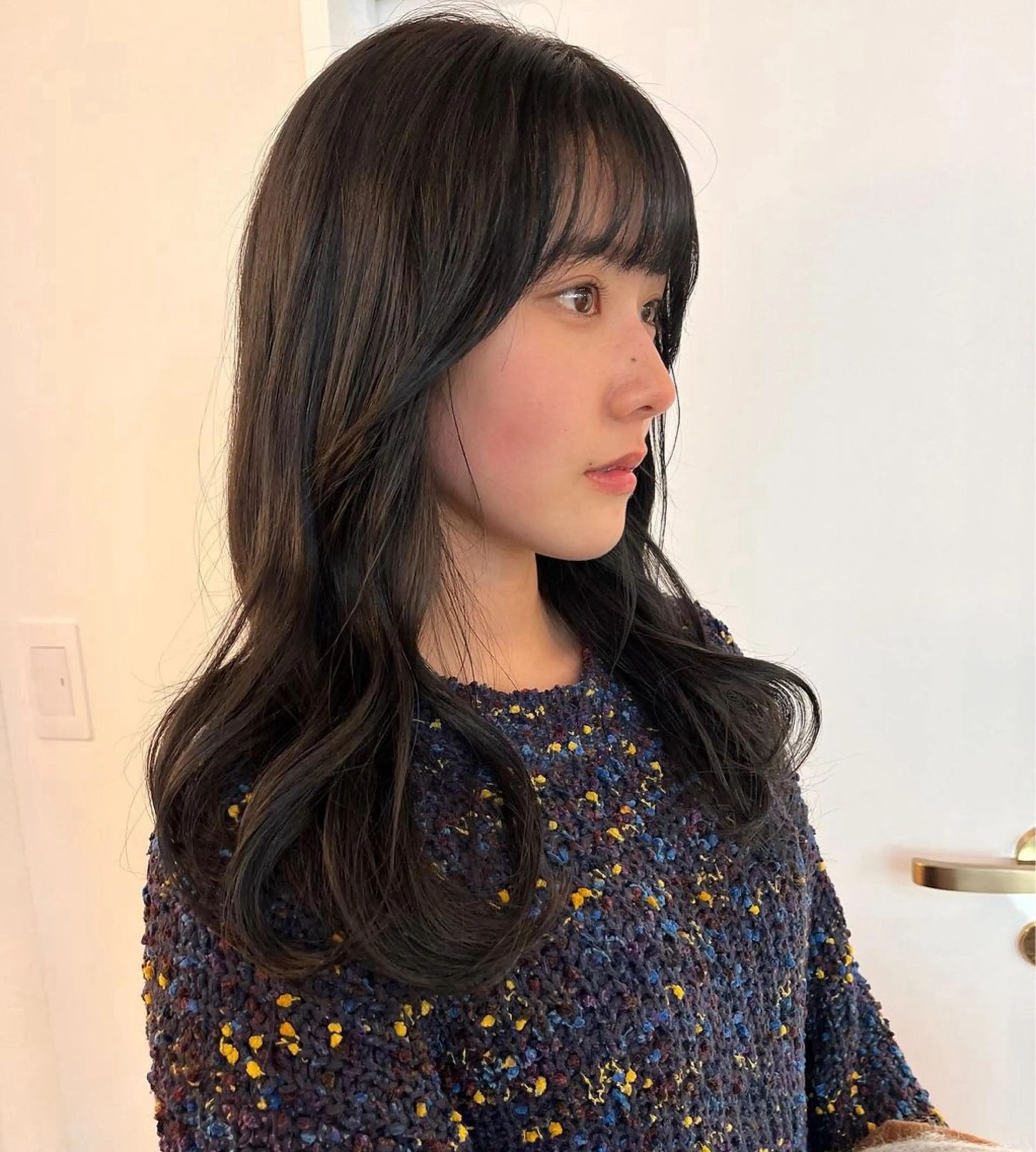 セミロング カラー tomu/天神大名/ 透明感カラー🐴のヘアスタイル