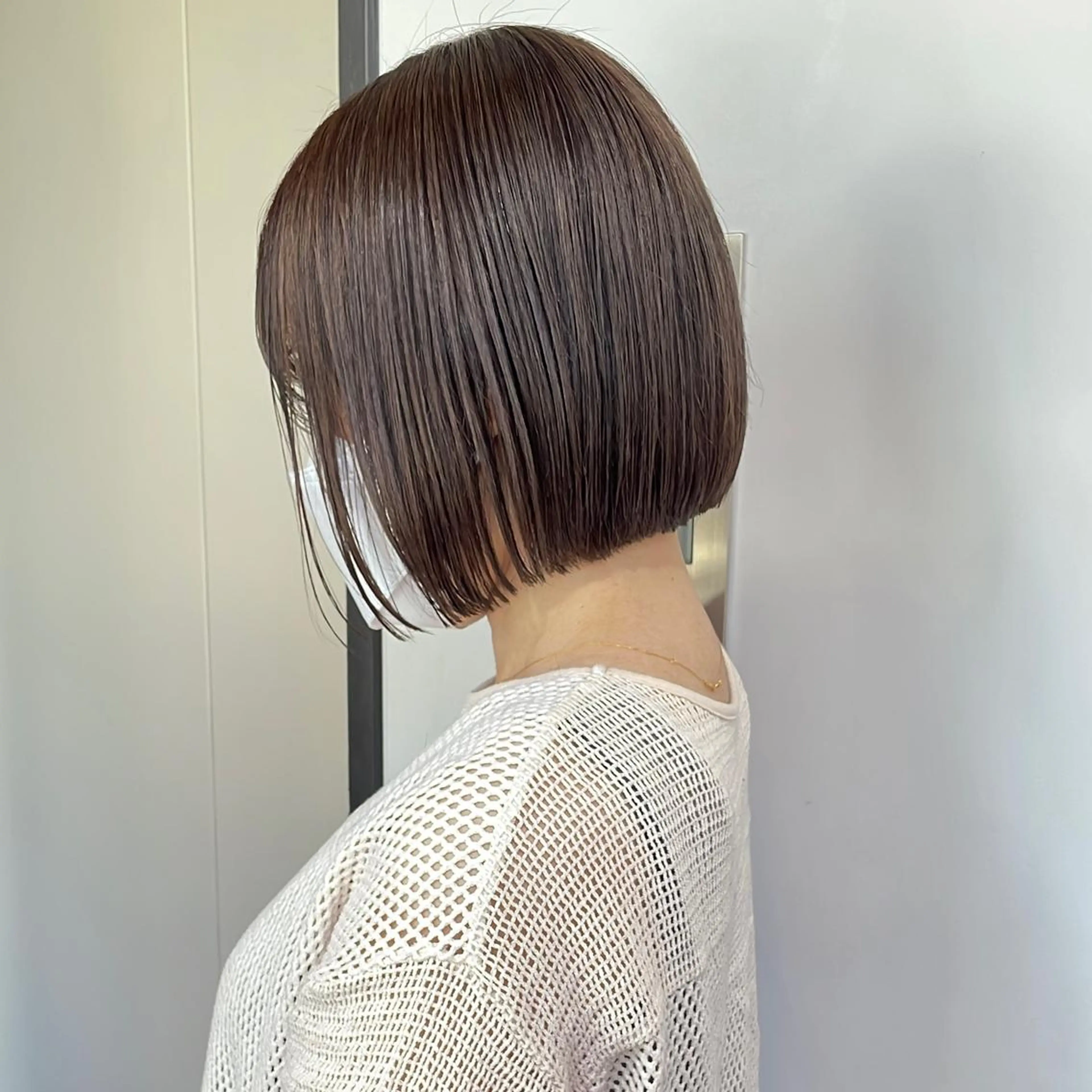 ミディアム カット ヘアカラー トリートメント 小濱 拓也のヘアスタイル