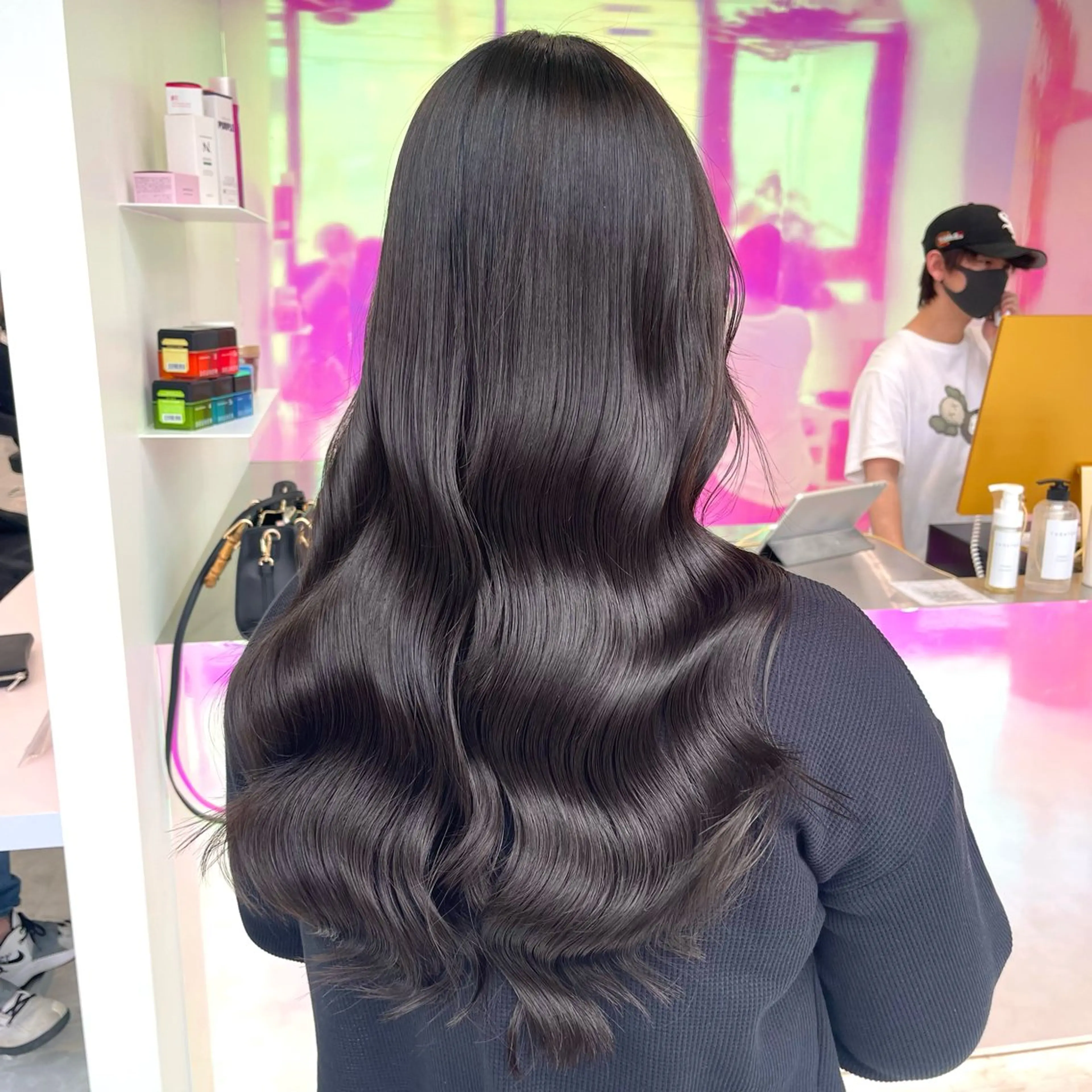 ロング カラー ヘアアレンジ メンズ カット ヘアカラー トリートメント ヘッドスパ ヘアセット 🌈トレンドヘア 🌈WATARU🌈のヘアスタイル