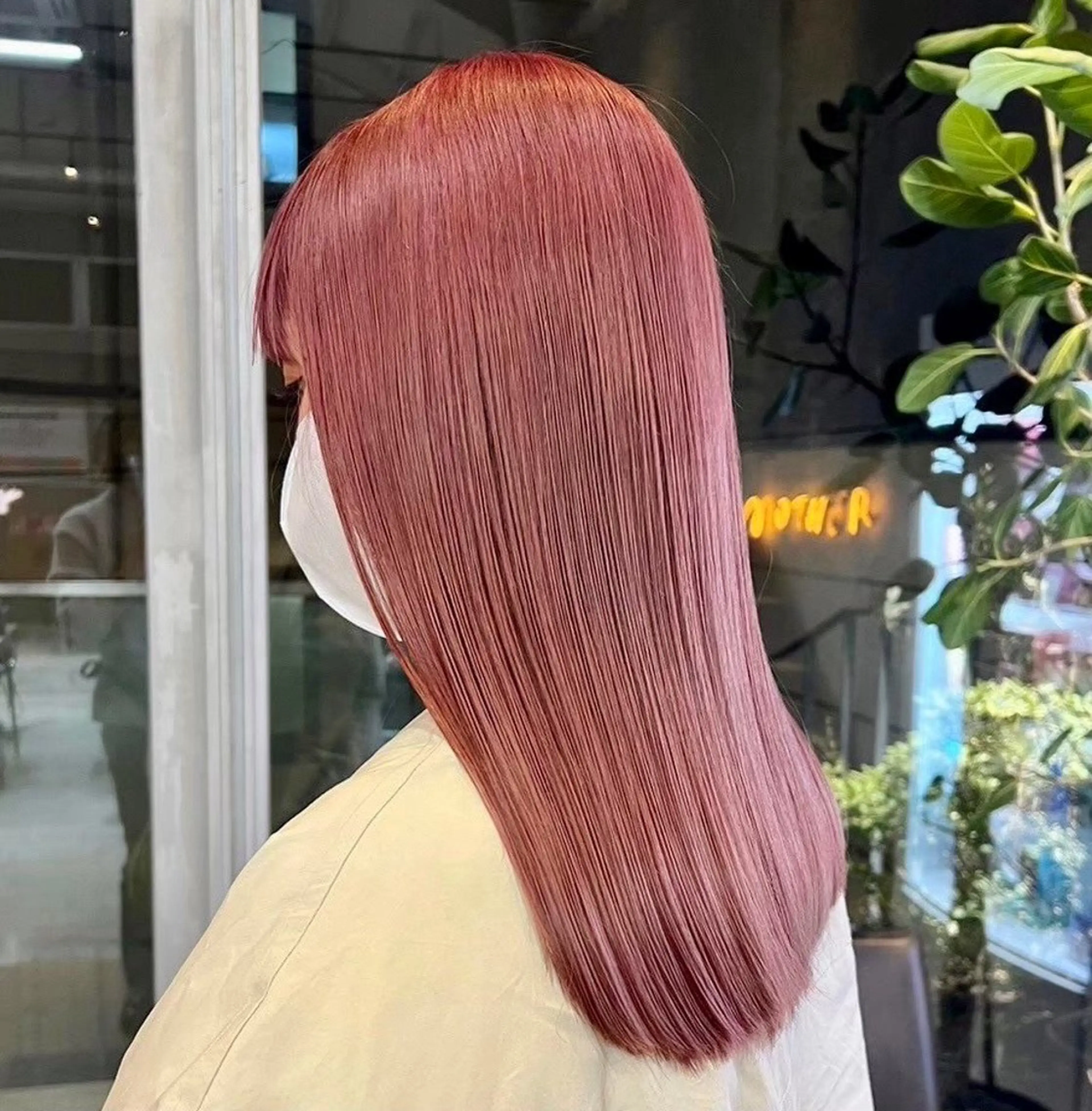 ロング カラー ヘアカラー トリートメント 🤡暖色艶カラー 🤡みさきのヘアスタイル