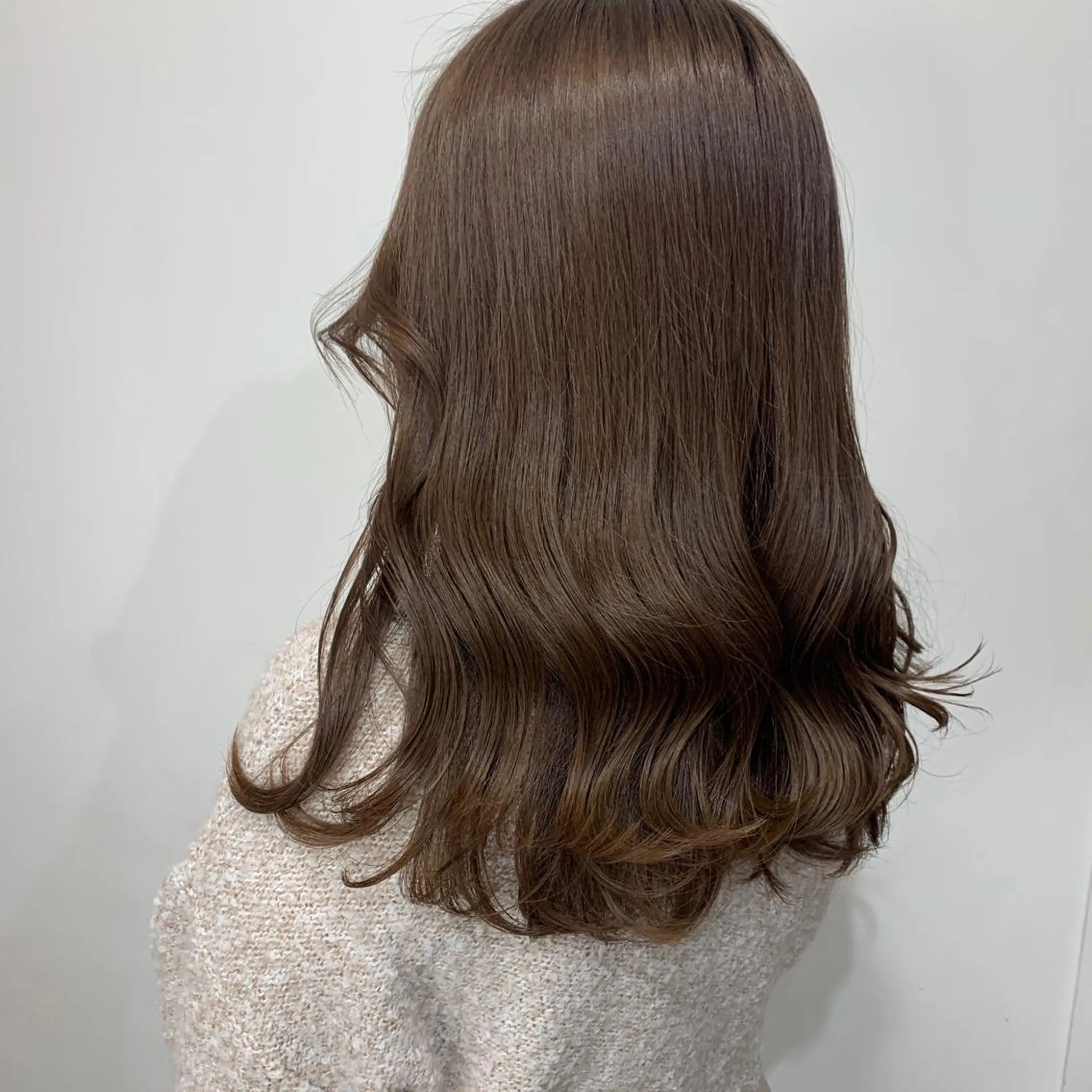 セミロング カラー カット ヘアカラー HARUKA韓国ヘア /Luana梅田のヘアスタイル