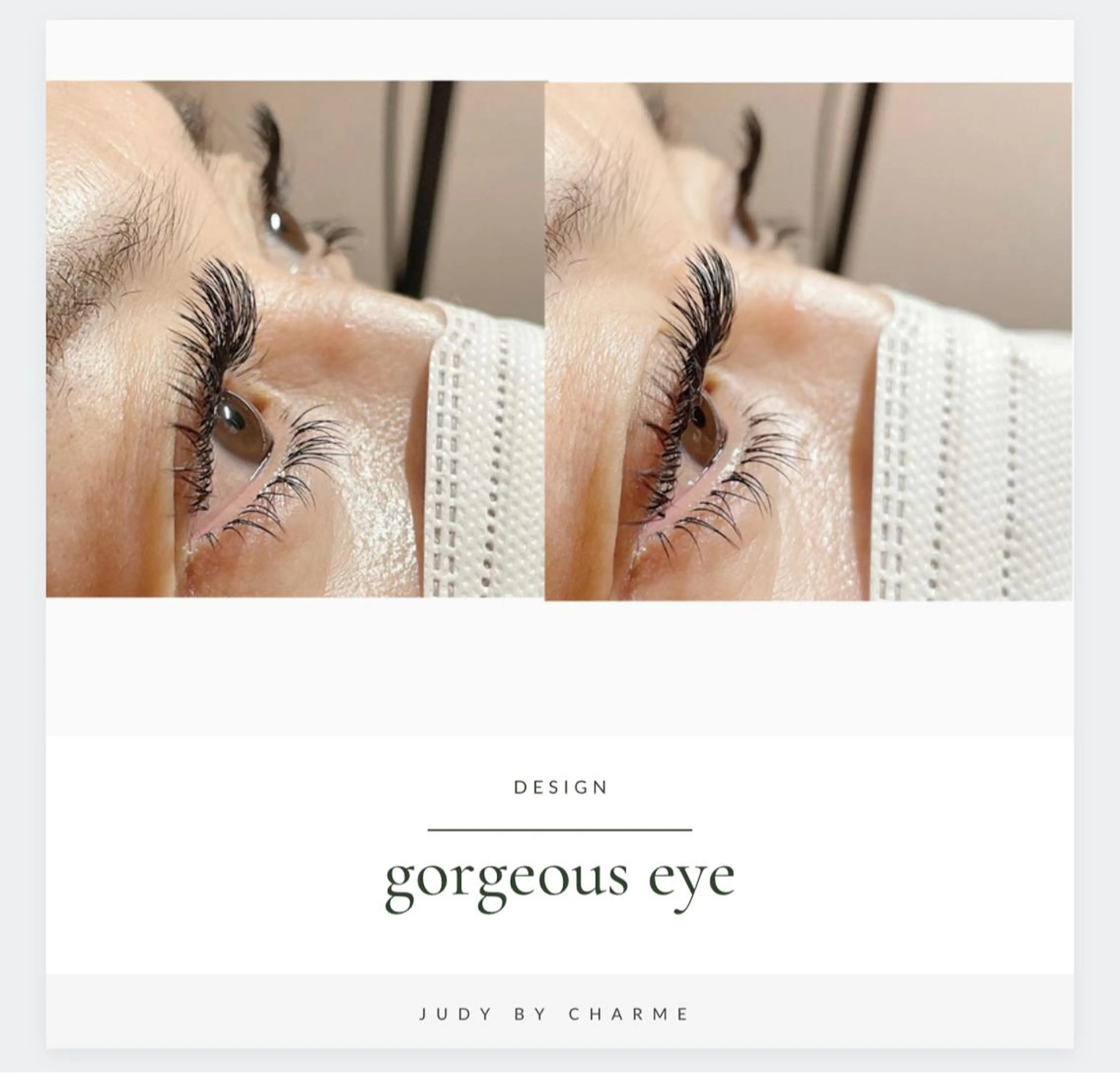 マツエク・マツパ Judy by charmeのマツエク・マツパデザイン