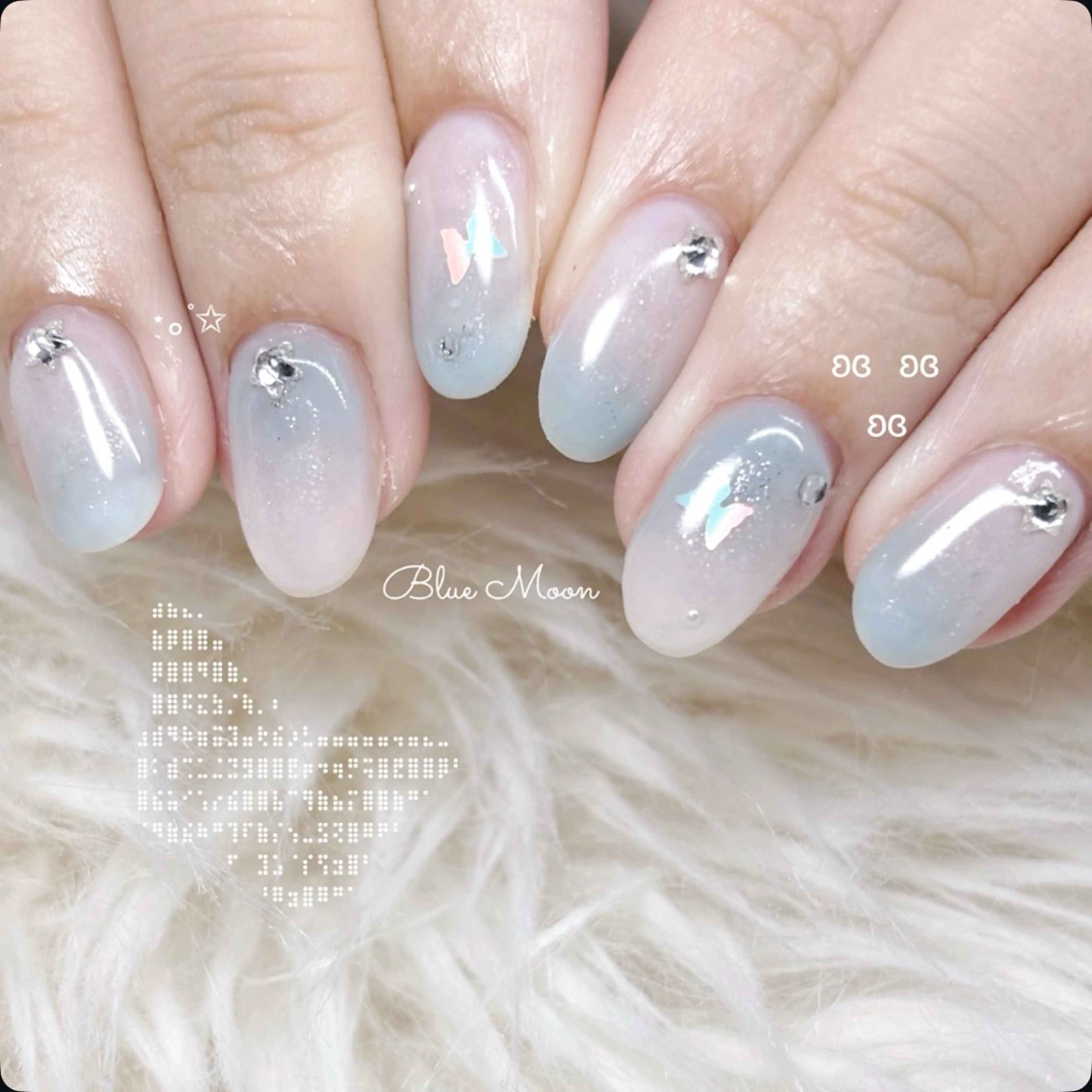 ネイル ハンドネイル フットネイル ハンドケア nail salon Blue Moonのネイルデザイン