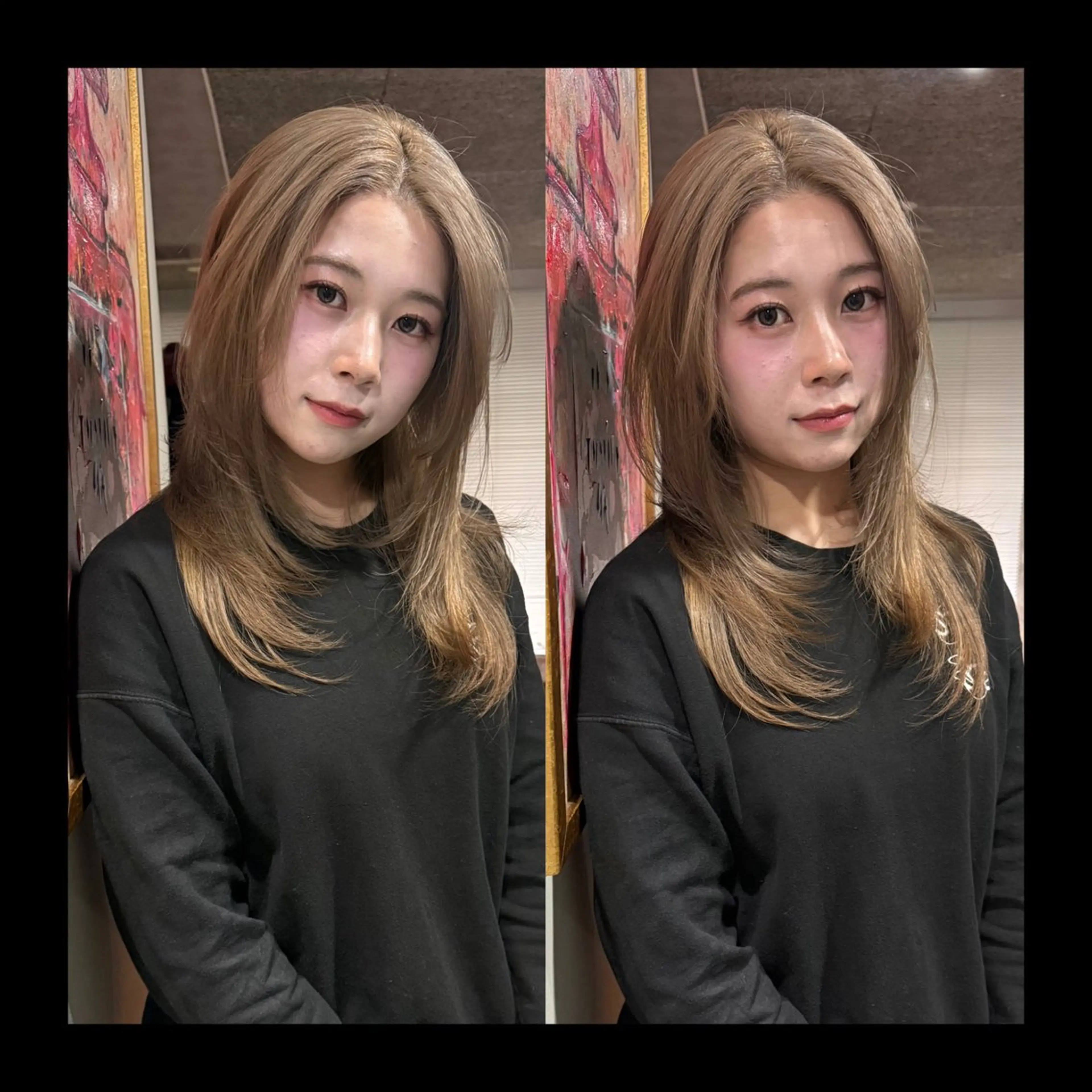 ロング カラー カット ヘアカラー トリートメント mai / linoah˚✧のヘアスタイル