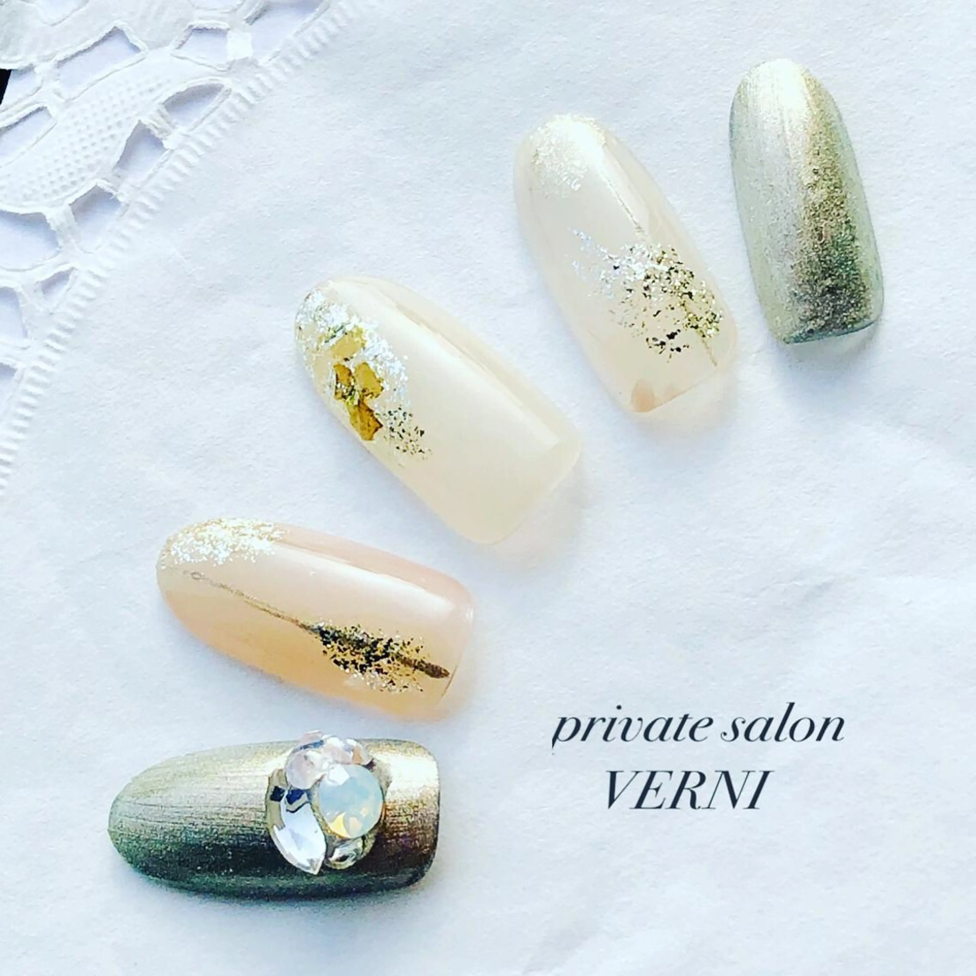 ネイル 自爪育成ネイルサロン ヴェルニのネイルデザイン