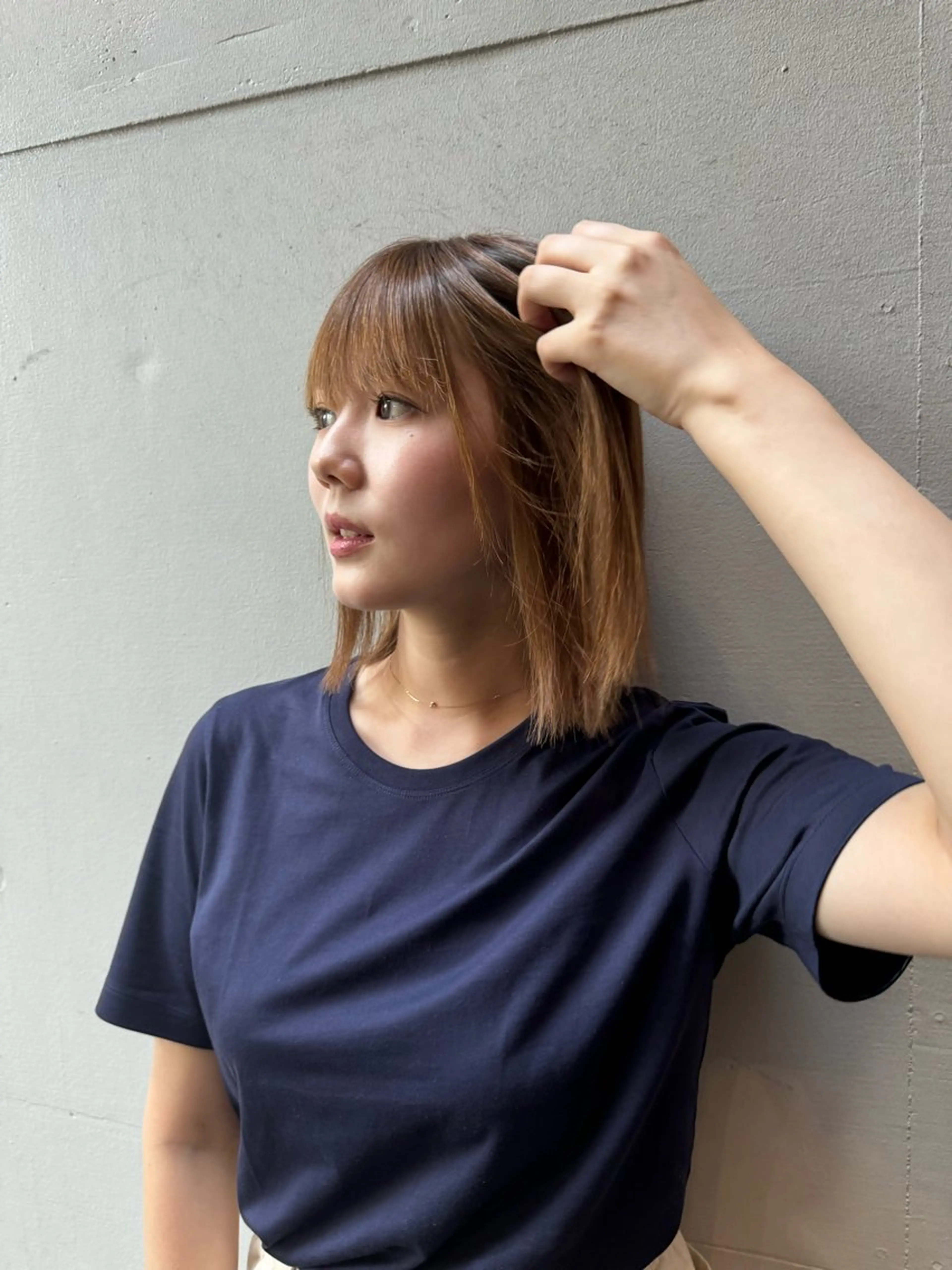 セミロング 髪質改善 縮毛矯正 Luxe所属・Luxe表参道 髪質改善　奈良のヘアスタイル