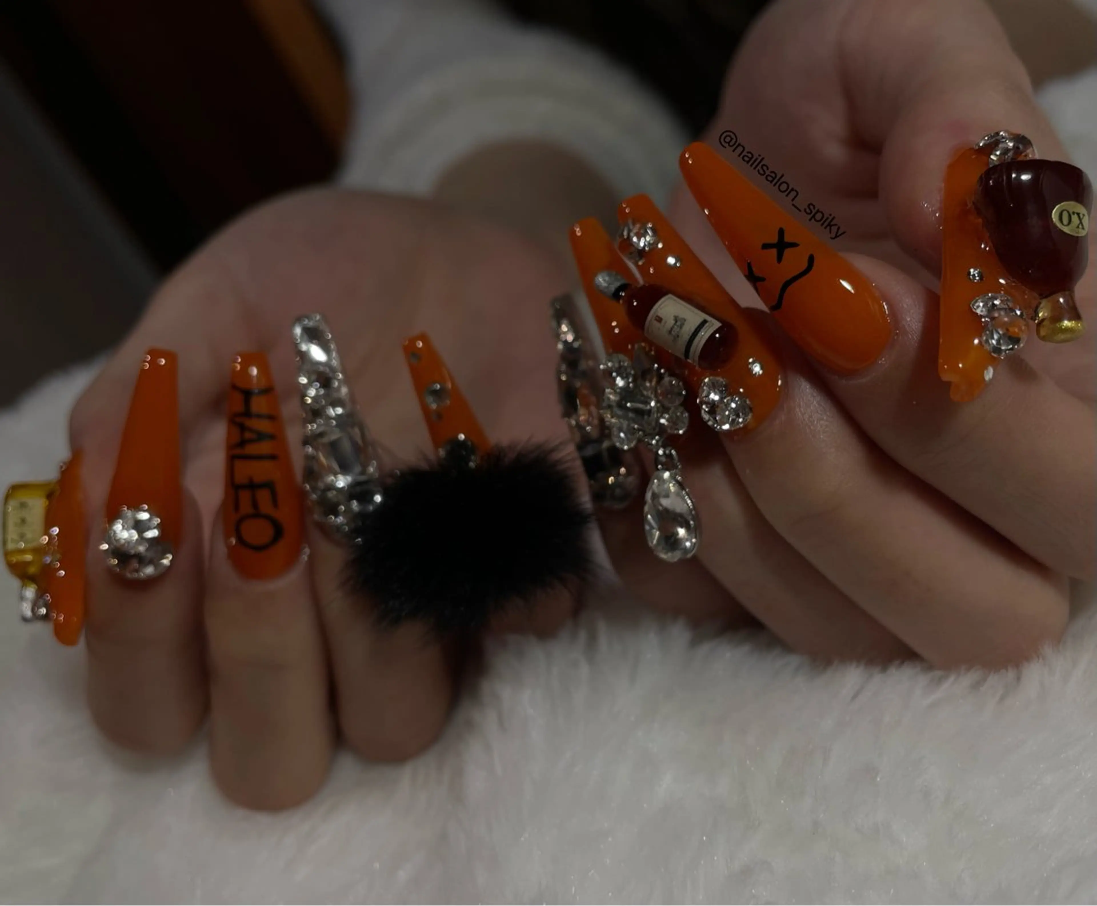 ネイル Spiky とうげ ふうかのネイルデザイン