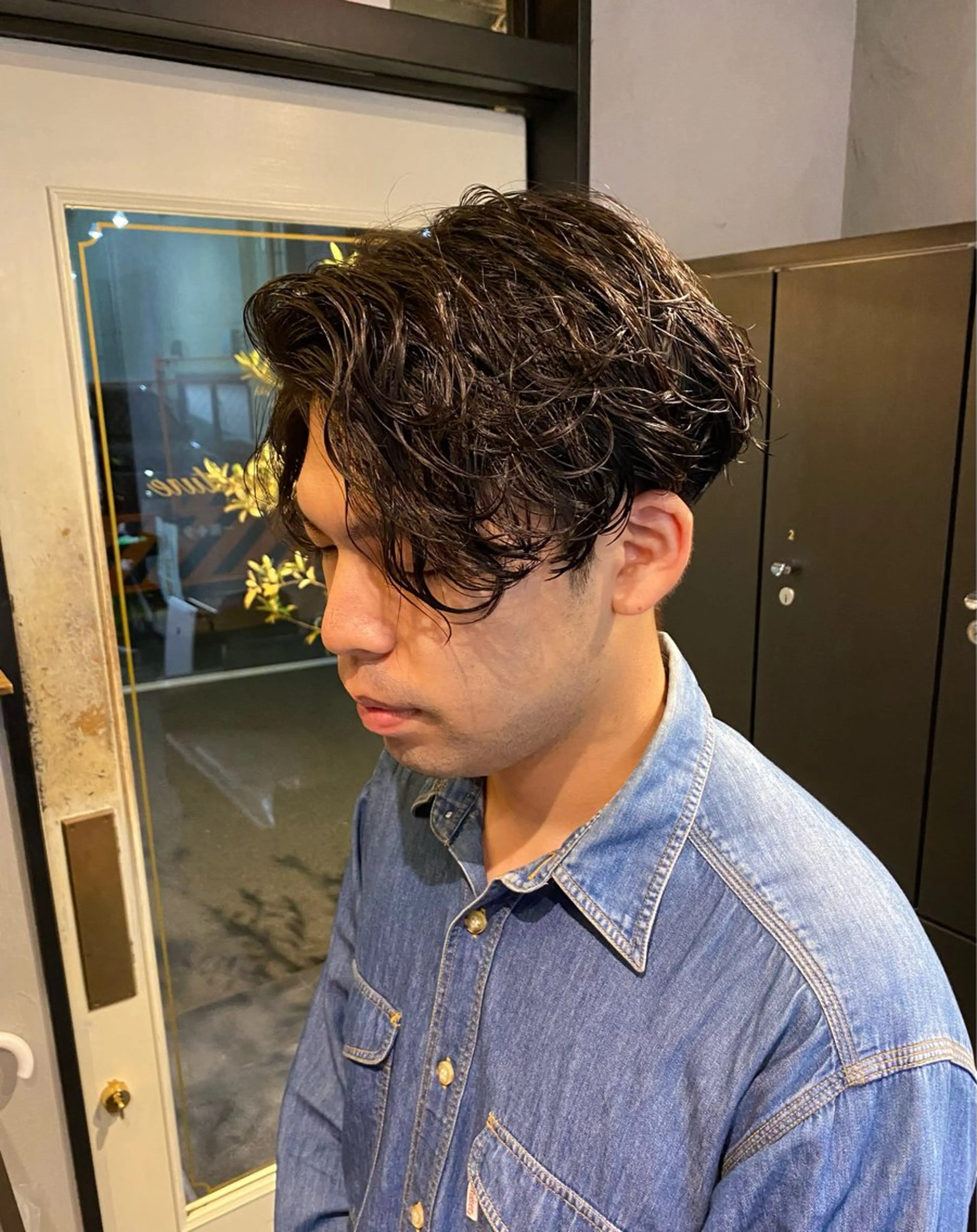 ショート カラー パーマ ヘアアレンジ メンズ キッズ HairSignature所属・ブリーチ指名神戸 No.1美容師RENのヘアスタイル